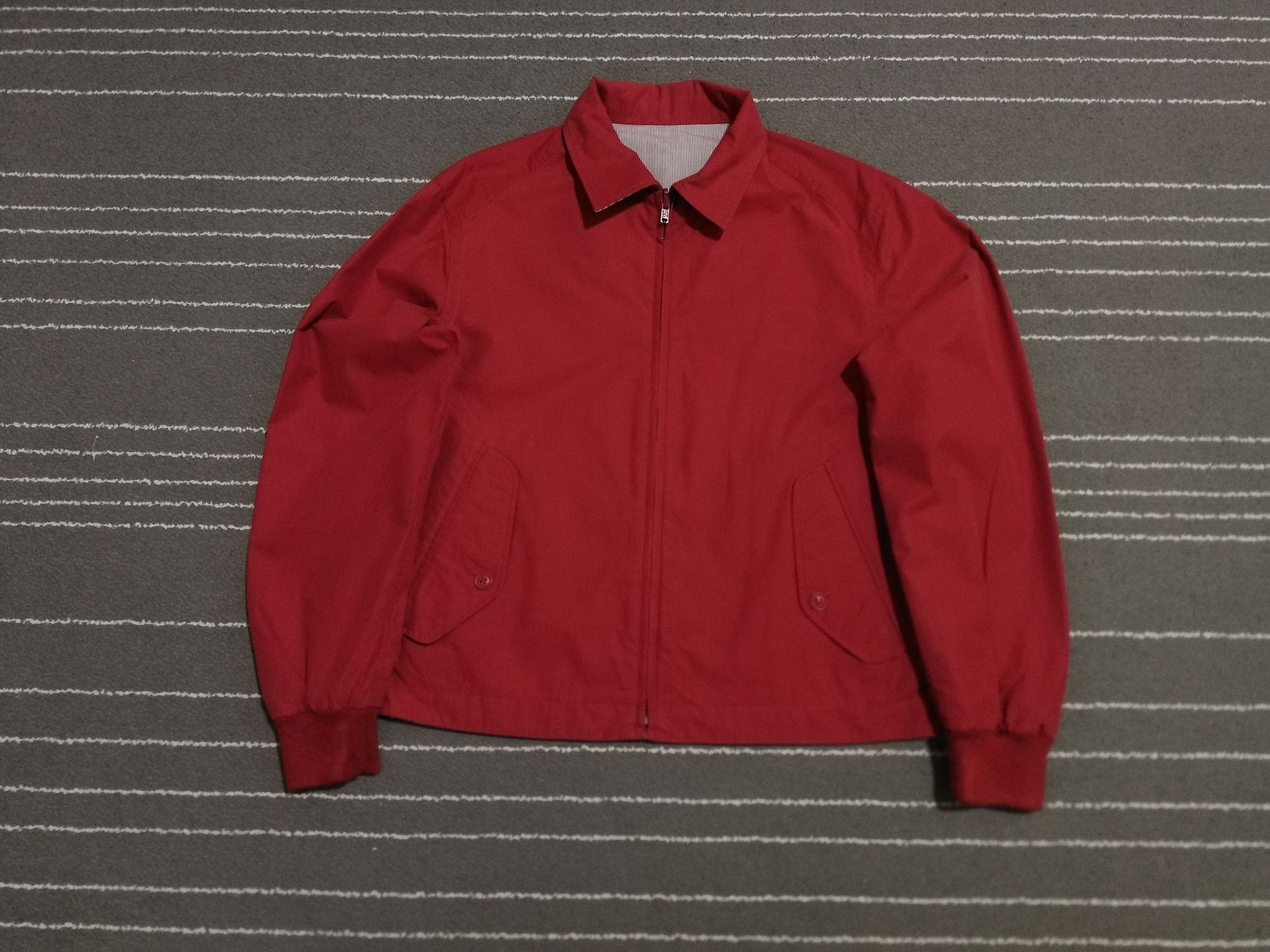 Japanese Brand × Uniqlo Vintage Uniqlo heringgton 2 way S meroon 1973 Size US XS / EU 42 / 0 - 1 Thumbnail