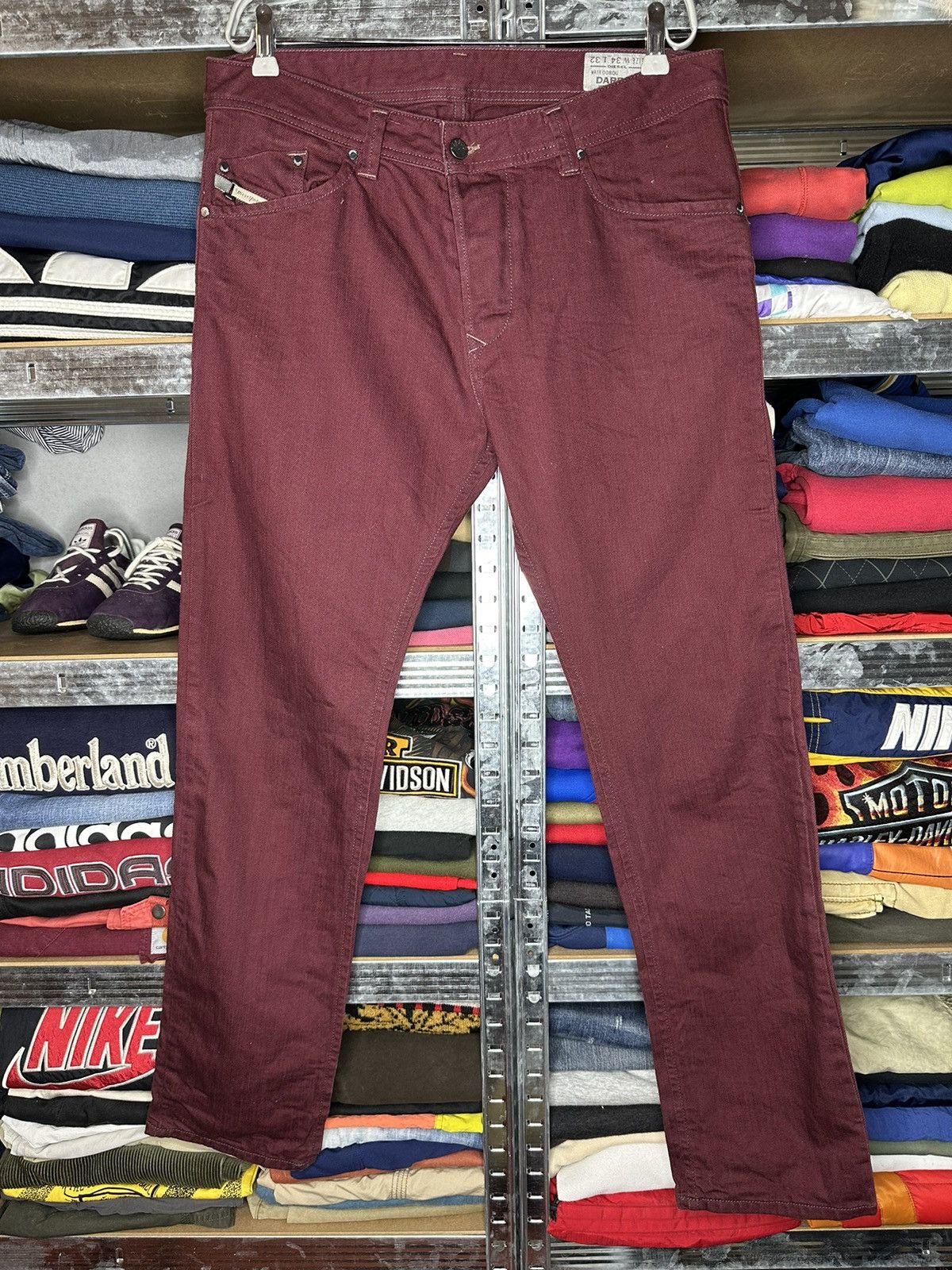 Diesel × Vintage 34/32 Diesel Industry Darron Men’s Denim Jeans Y2K Size US 34 / EU 50 - 1 Thumbnail