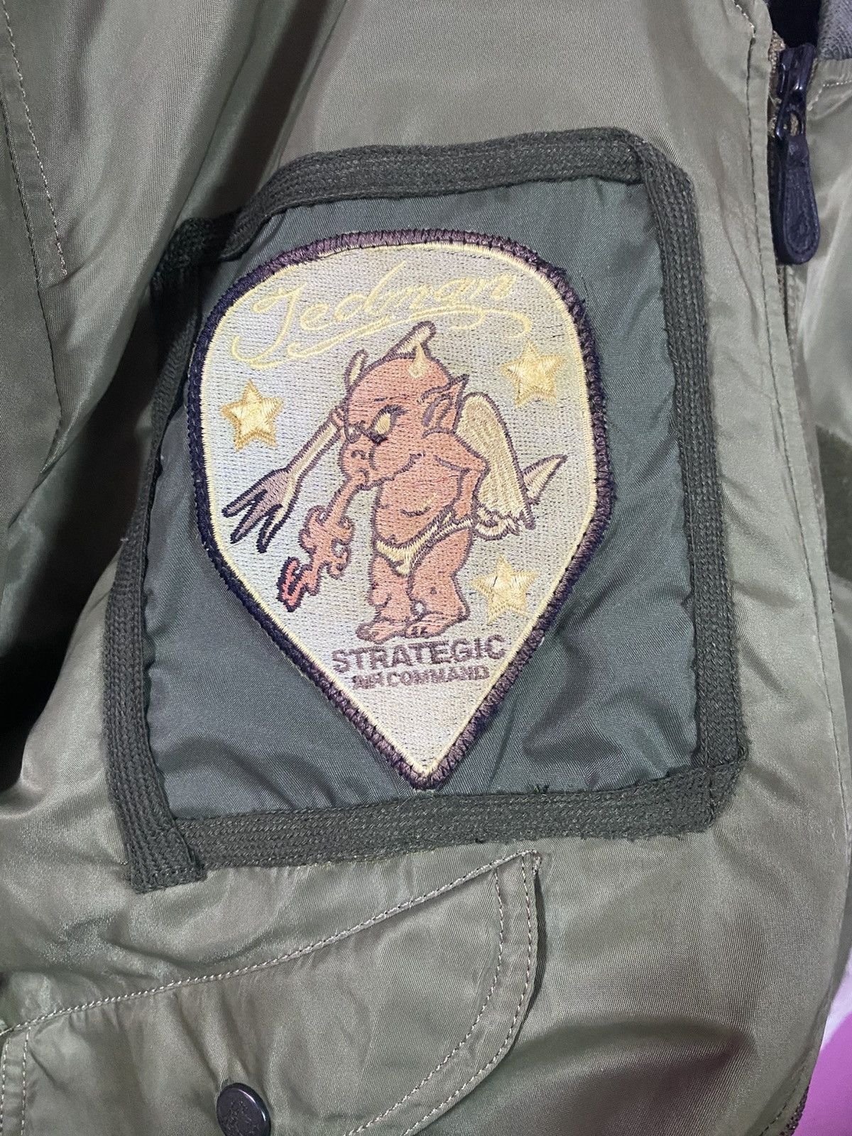 Tedman × Vintage Vintage Ted Company USAF Bomber Jacket Olive Green Size US M / EU 48-50 / 2 - 12 Thumbnail