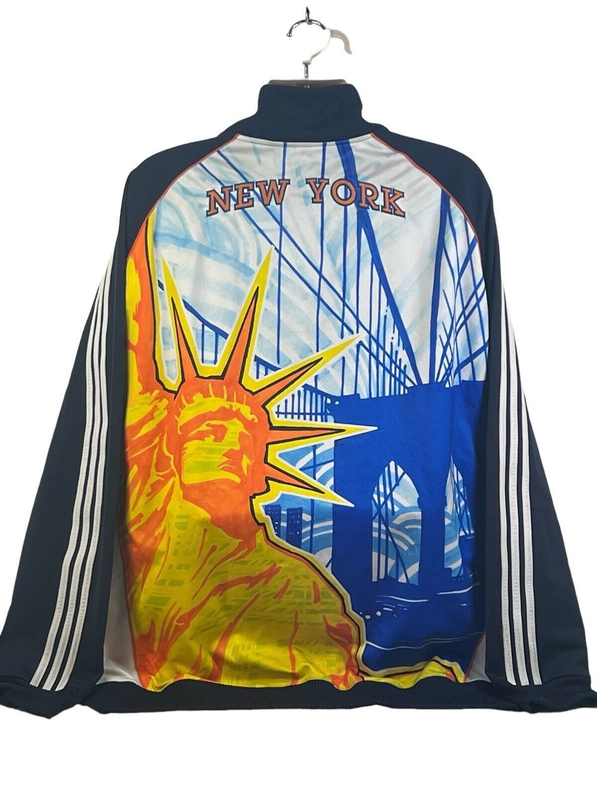 Adidas Adidas Jacket Track NYC Statue Of Liberty 2006 Size US XXL / EU 58 / 5 - 1 Thumbnail