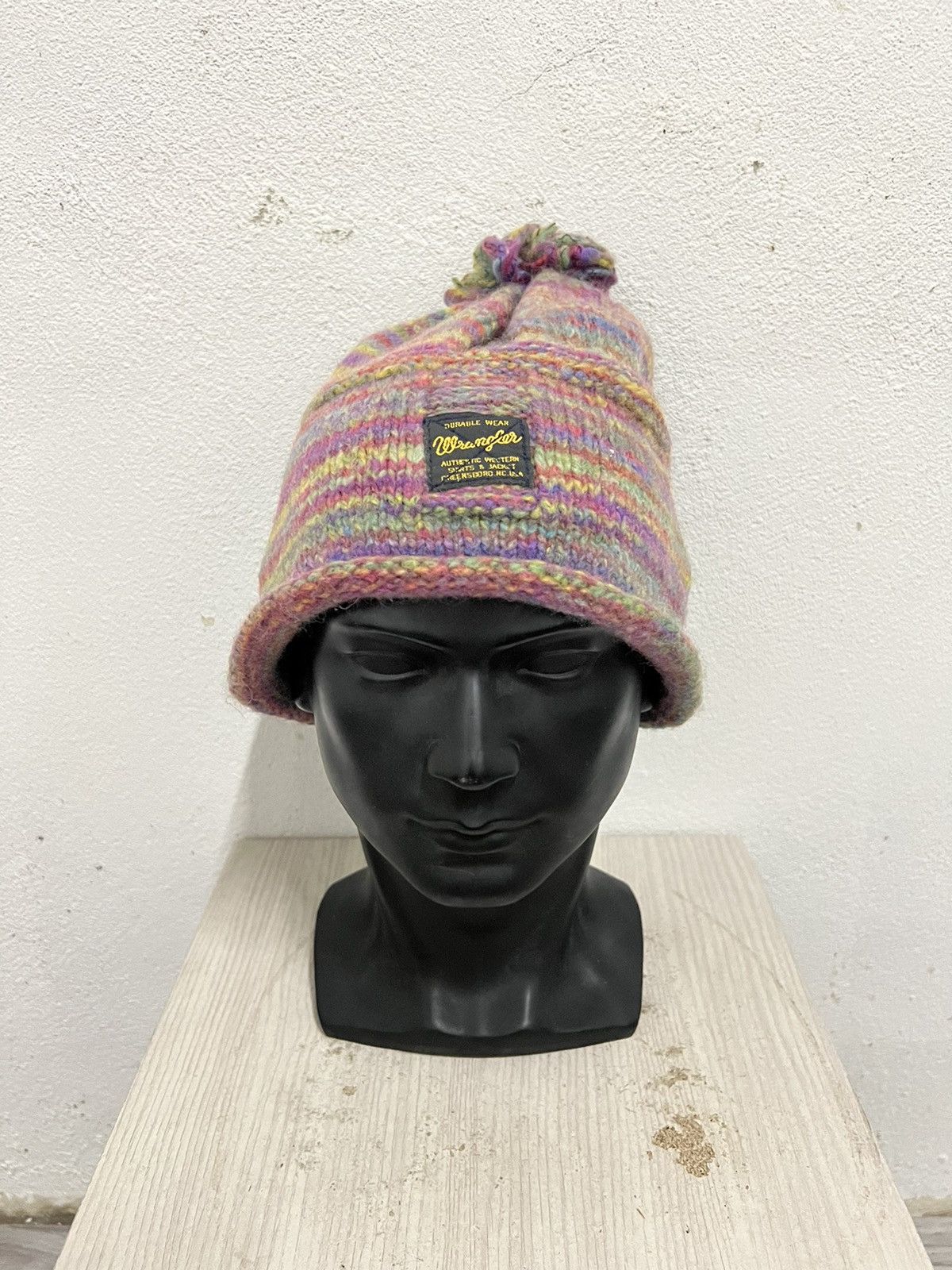Wrangler Vintage Wrangler Crochet Beanie Hat Size ONE SIZE - 2 Thumbnail