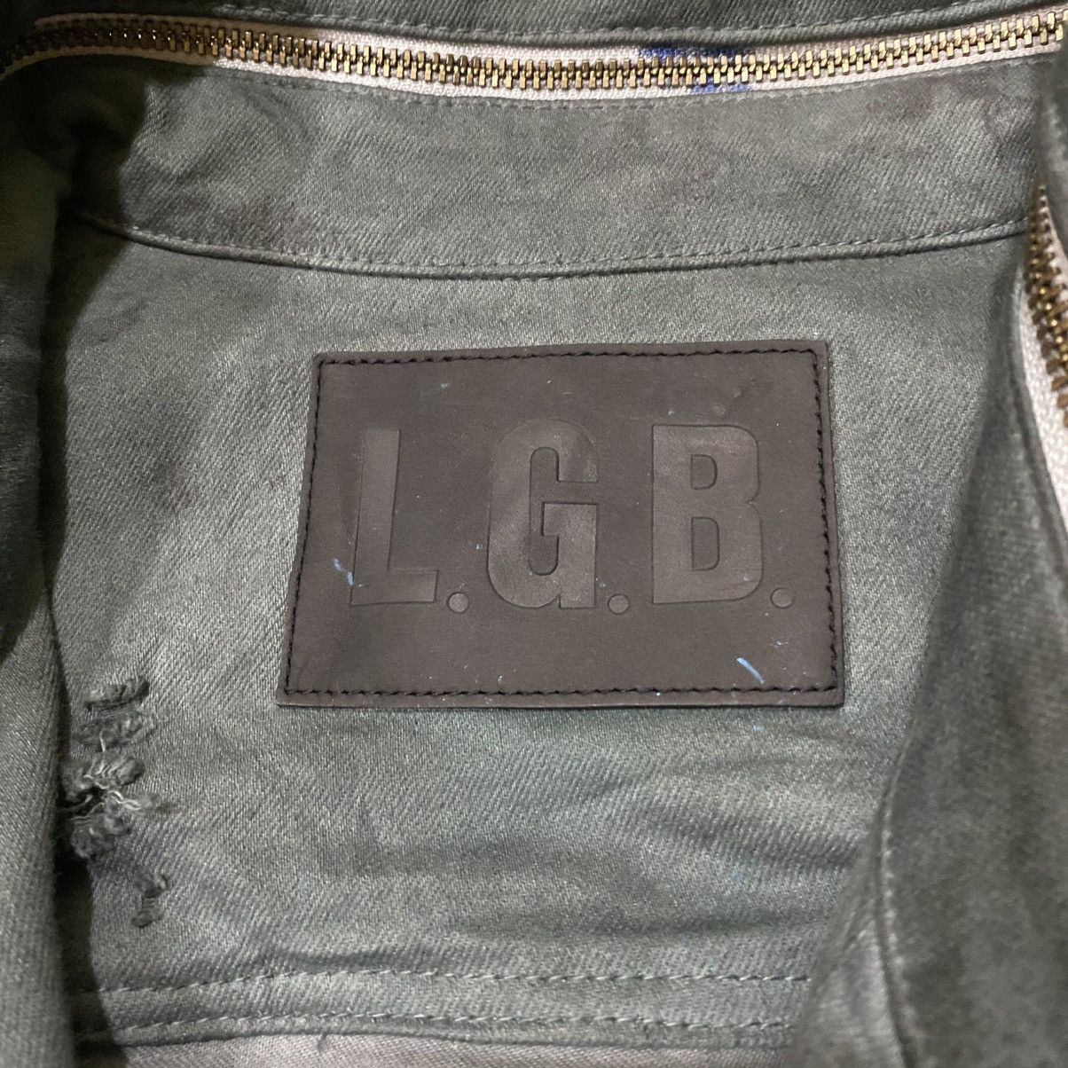 Le Grande Bleu (L.G.B.) Rare!! Le Grande Bleu LGB Burn & Ash Denim Jacket Size US M / EU 48-50 / 2 - 15 Thumbnail