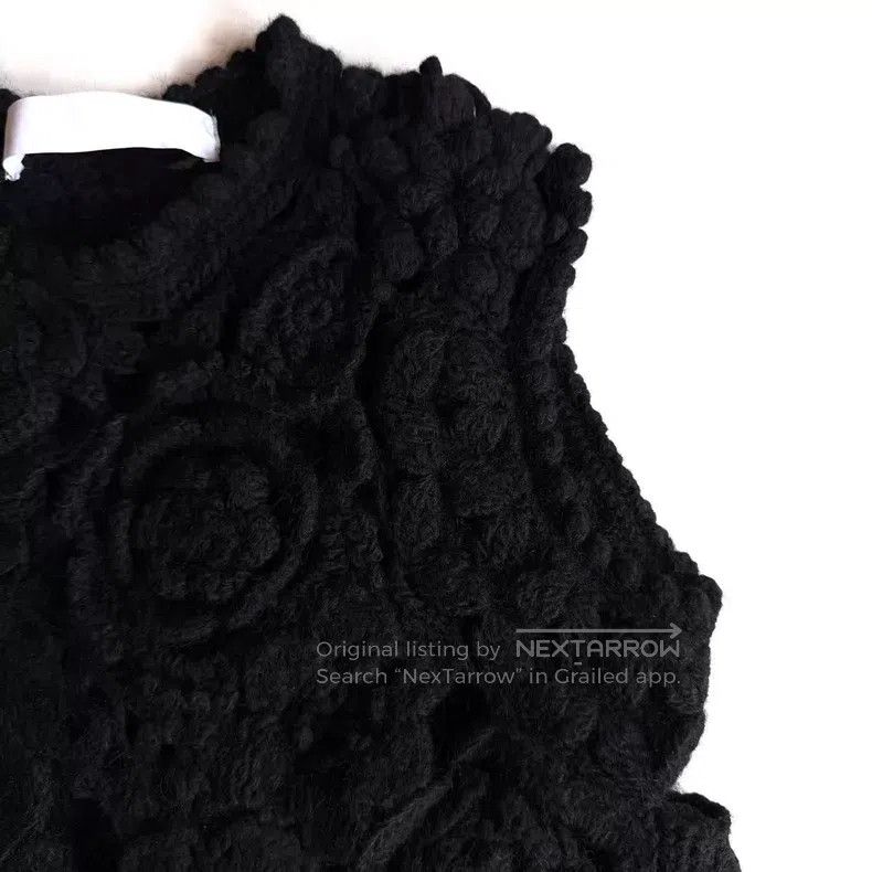 Comme des Garcons Comme Des Garcons one-size-fits-all Knitted flower top Size XS / US 0-2 / IT 36-38 - 3 Thumbnail
