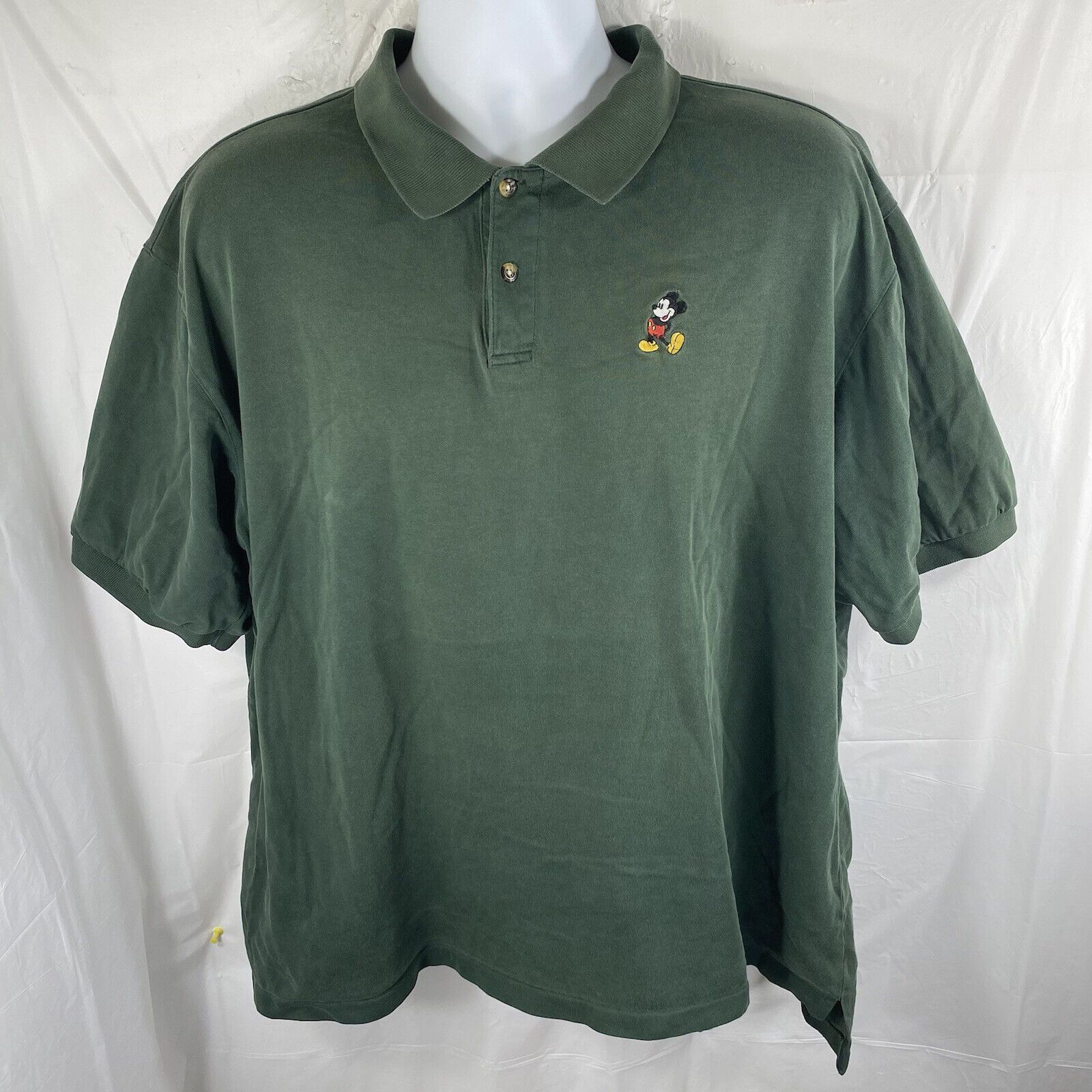 Disney Vintage Disney Original Mickey Mouse Button Up Polo Shirt Size US XXL / EU 58 / 5 - 1 Thumbnail