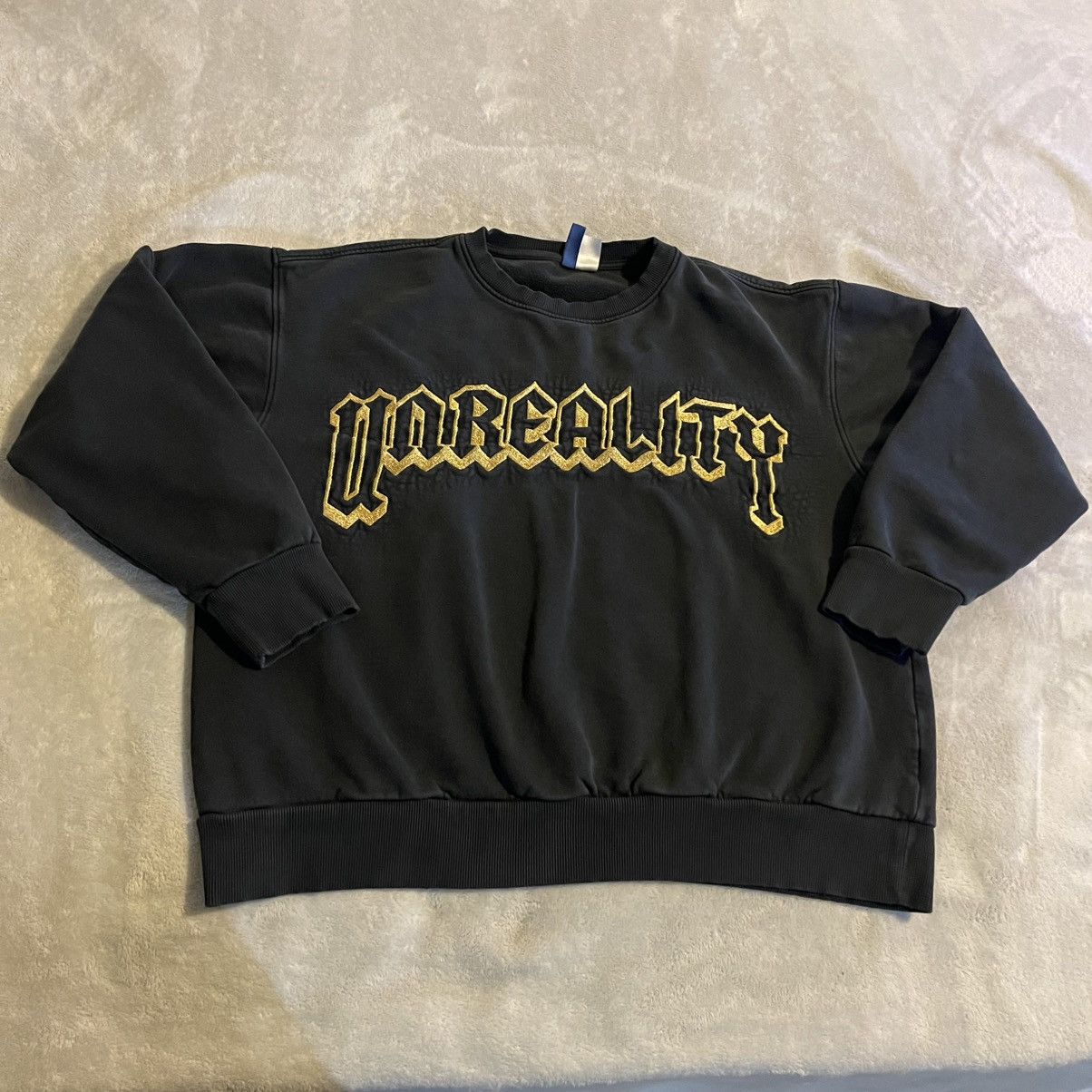 H&M Unreality Sweater Women XL Black H&M Crop Pullover Gym Size XL / US 12-14 / IT 48-50 - 1 Thumbnail