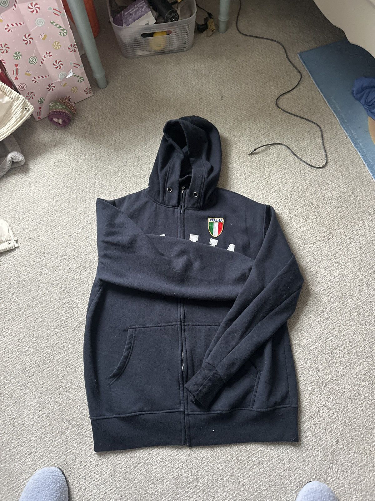 Other ITALIA vintage zip up hoodie Size US XXL / EU 58 / 5 - 3 Thumbnail