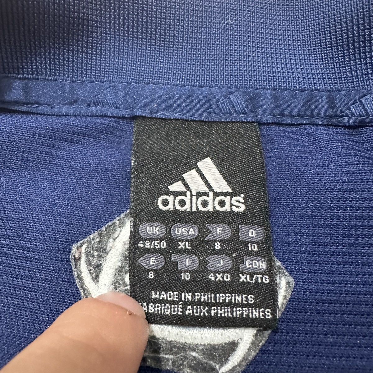 Adidas Vintage Adidas Soccer polo shirt Size US XL / EU 56 / 4 - 4 Thumbnail