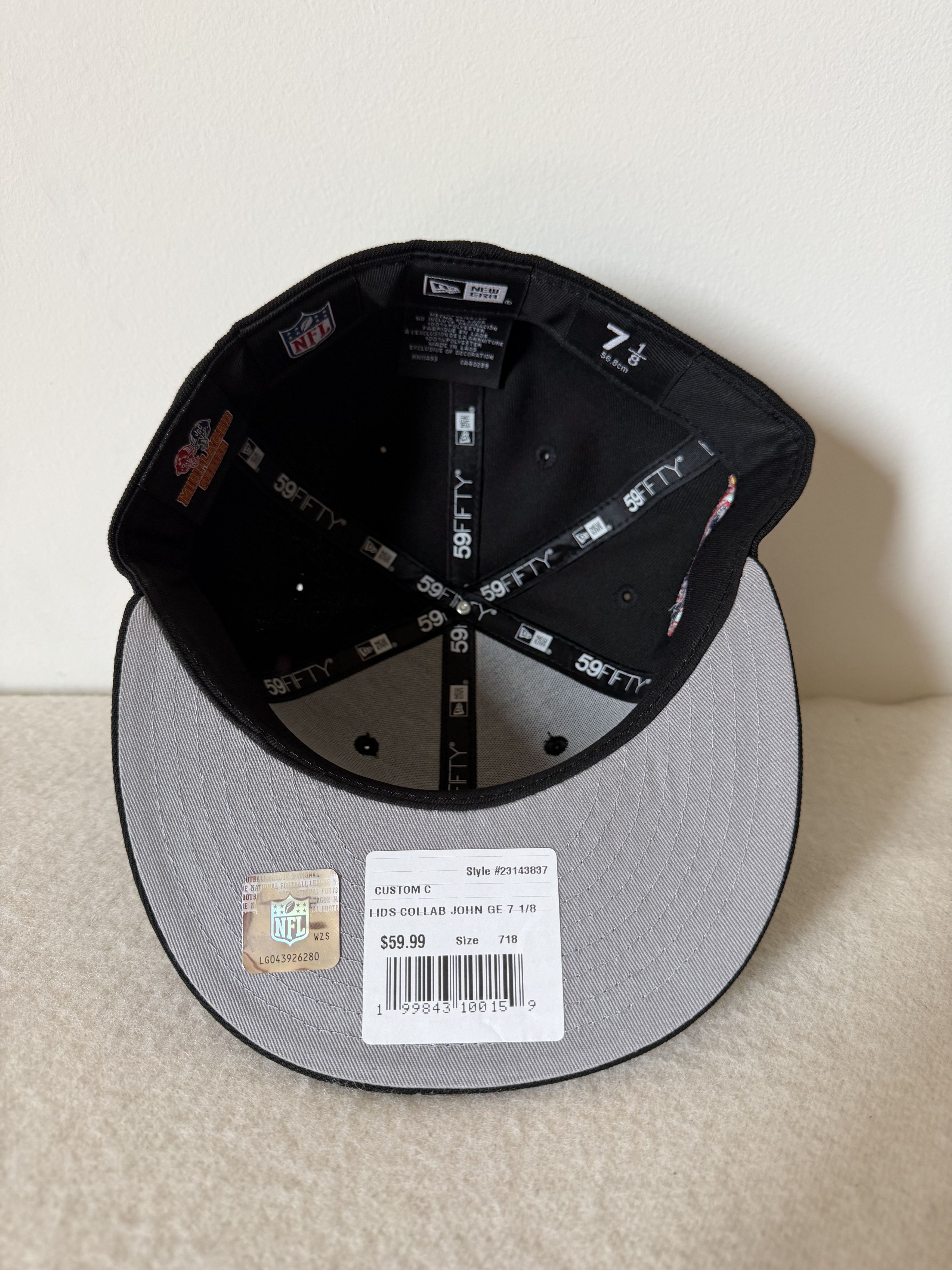 New Era 7 1/8 John Geiger New Era Misplaced Cincinnati Bengals Size ONE SIZE - 6 Thumbnail