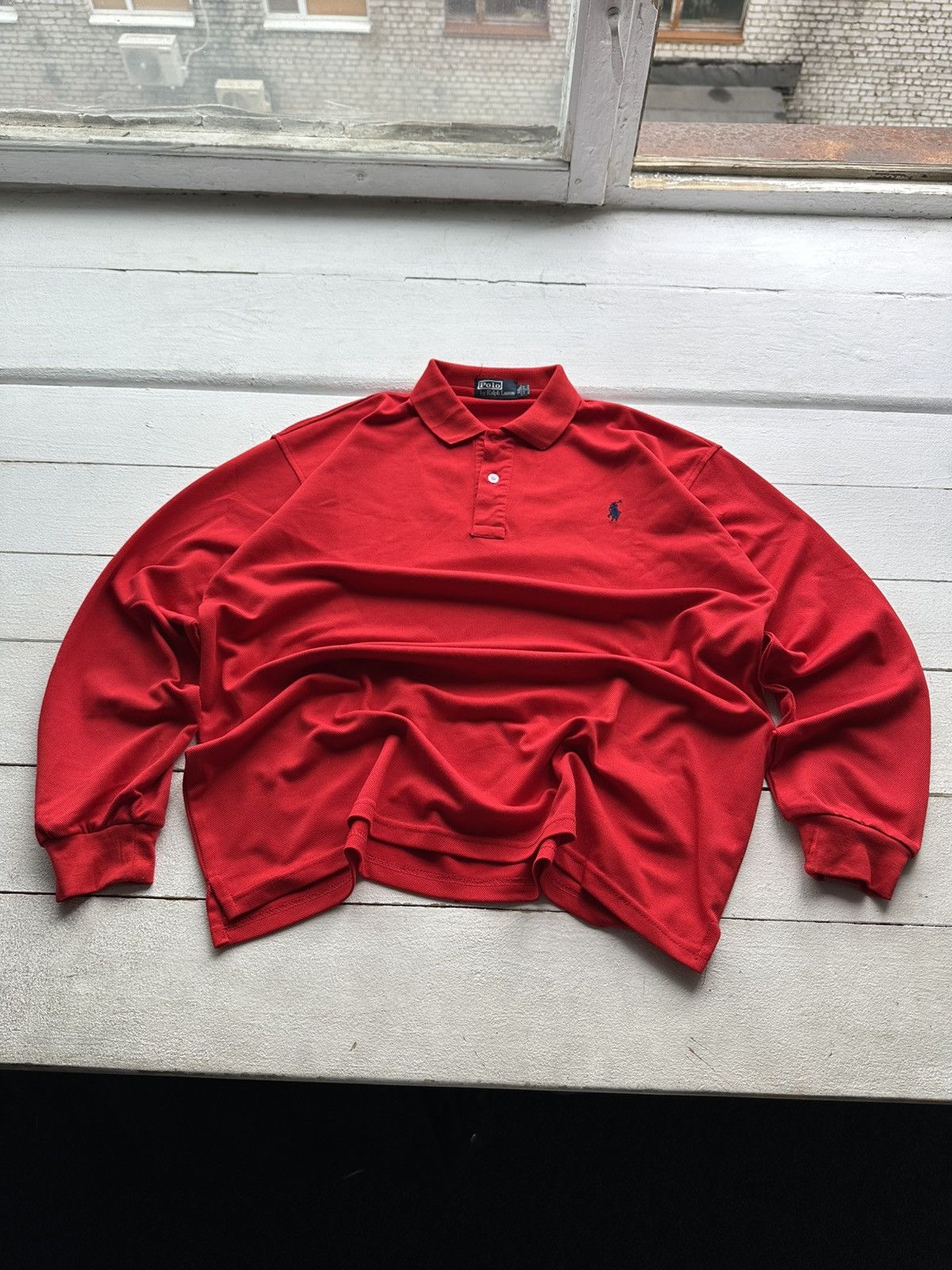Ralph Lauren VNTG🚨 90s Polo Ralph Lauren Longsleeve Rugby Y2K pony luxury Size US XXL / EU 58 / 5 - 1 Thumbnail