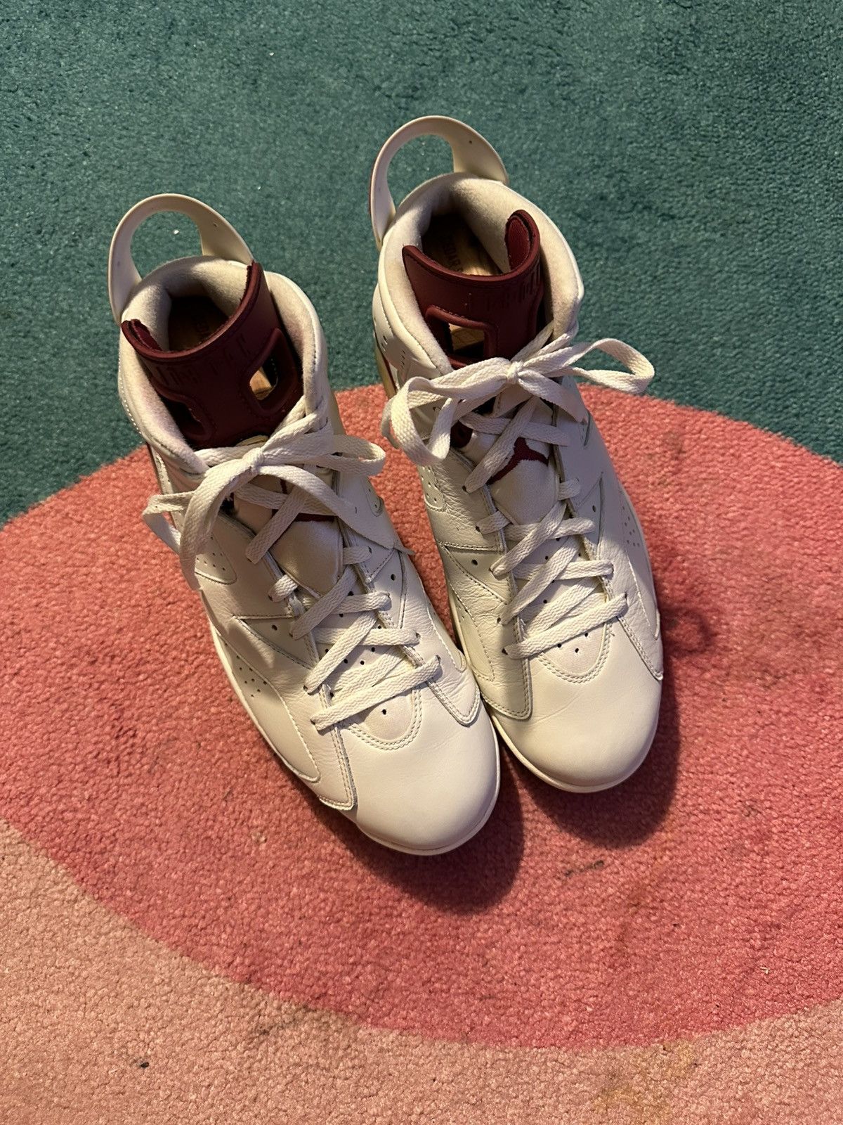 Jordan Brand Air Jordan 6 Retro Maroon 2015 Size US 11.5 / EU 44-45 - 2 Thumbnail