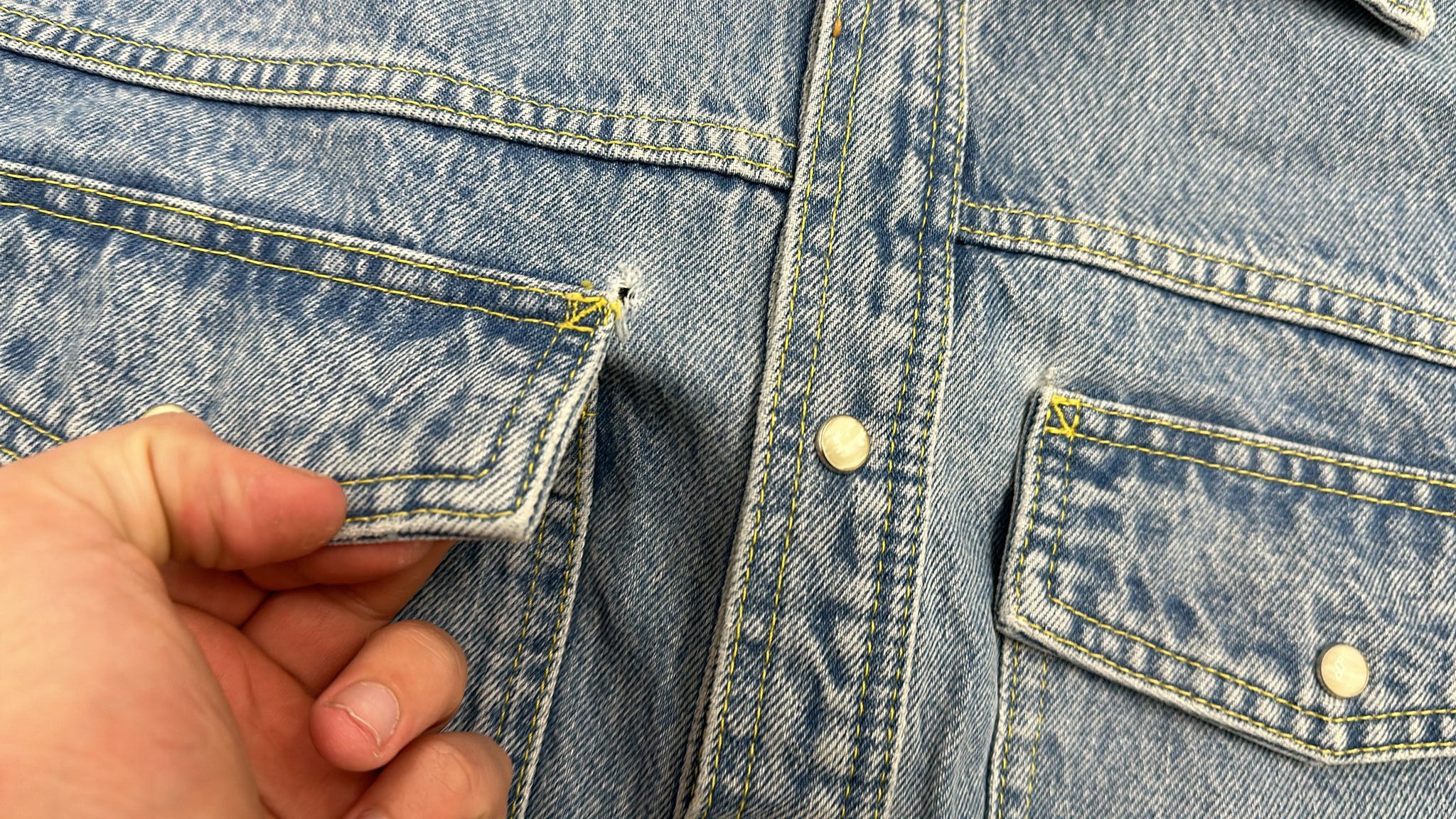Stussy Stüssy FW22 Western Denim Shirt Blue Medium Size US M / EU 48-50 / 2 - 6 Thumbnail
