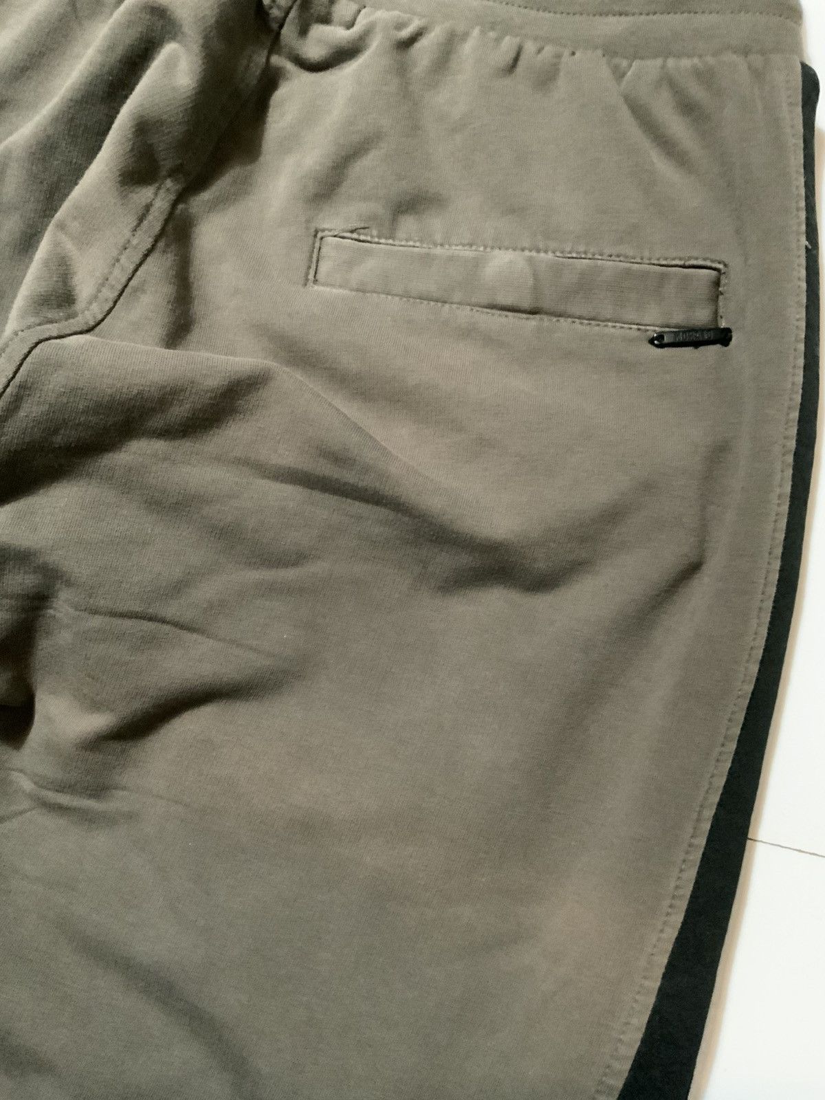 Antony Morato Antony Morato Olive Striped Slim Jogger Track Sweat Pants Size US 34 / EU 50 - 11 Thumbnail