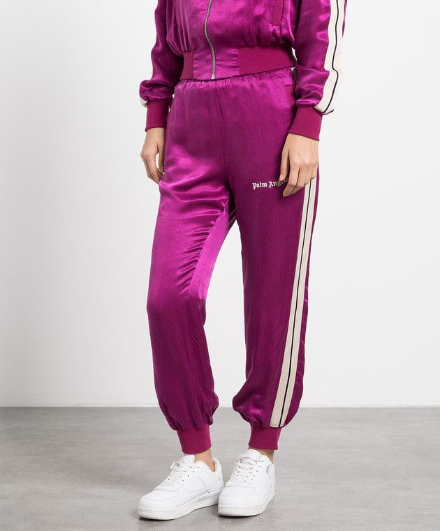 Palm Angels o1y1125 Jogger in Mauve Size 27" / US 4 / IT 40 - 2 Thumbnail