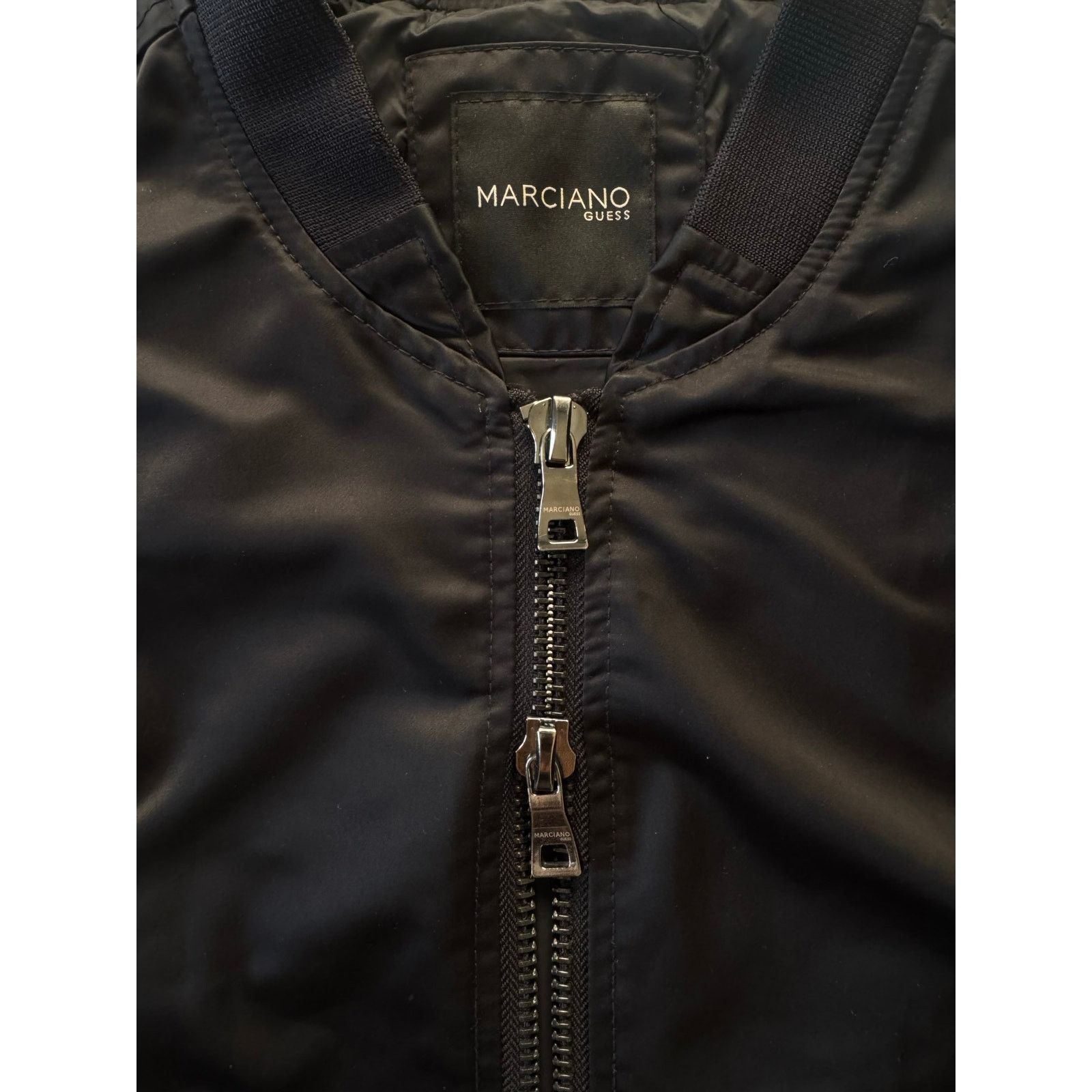 Georges Marciano Marciano by Guess Black Bomber Jacket | Size Medium Size US M / EU 48-50 / 2 - 2 Thumbnail