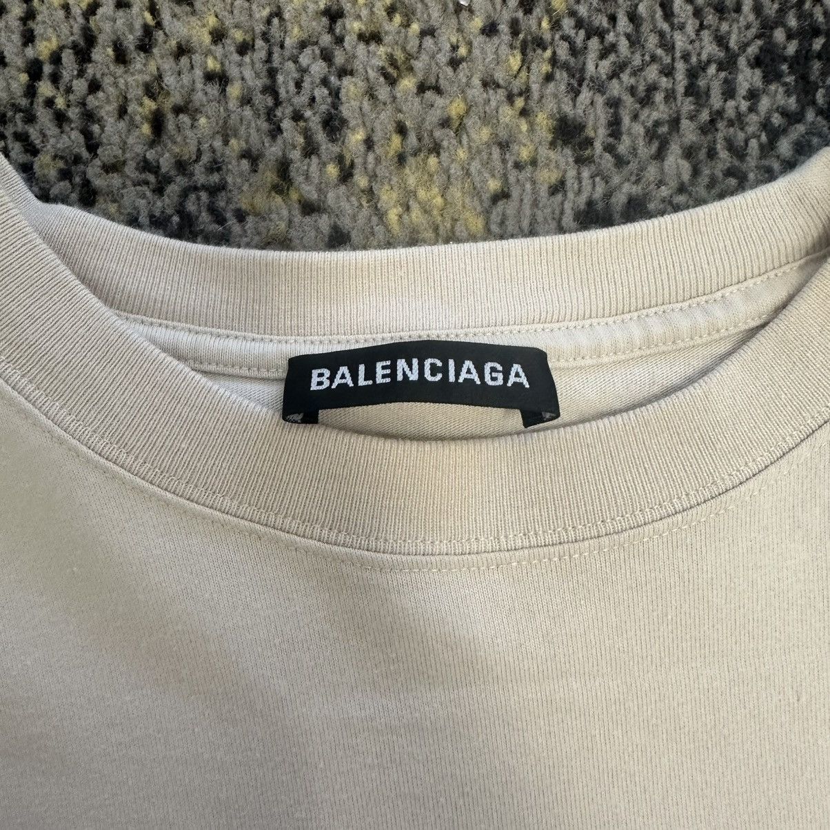 Balenciaga BALENCIAGA MEN’S COTTON LOGO PRINT SHIRT Size Medium Size US M / EU 48-50 / 2 - 4 Thumbnail