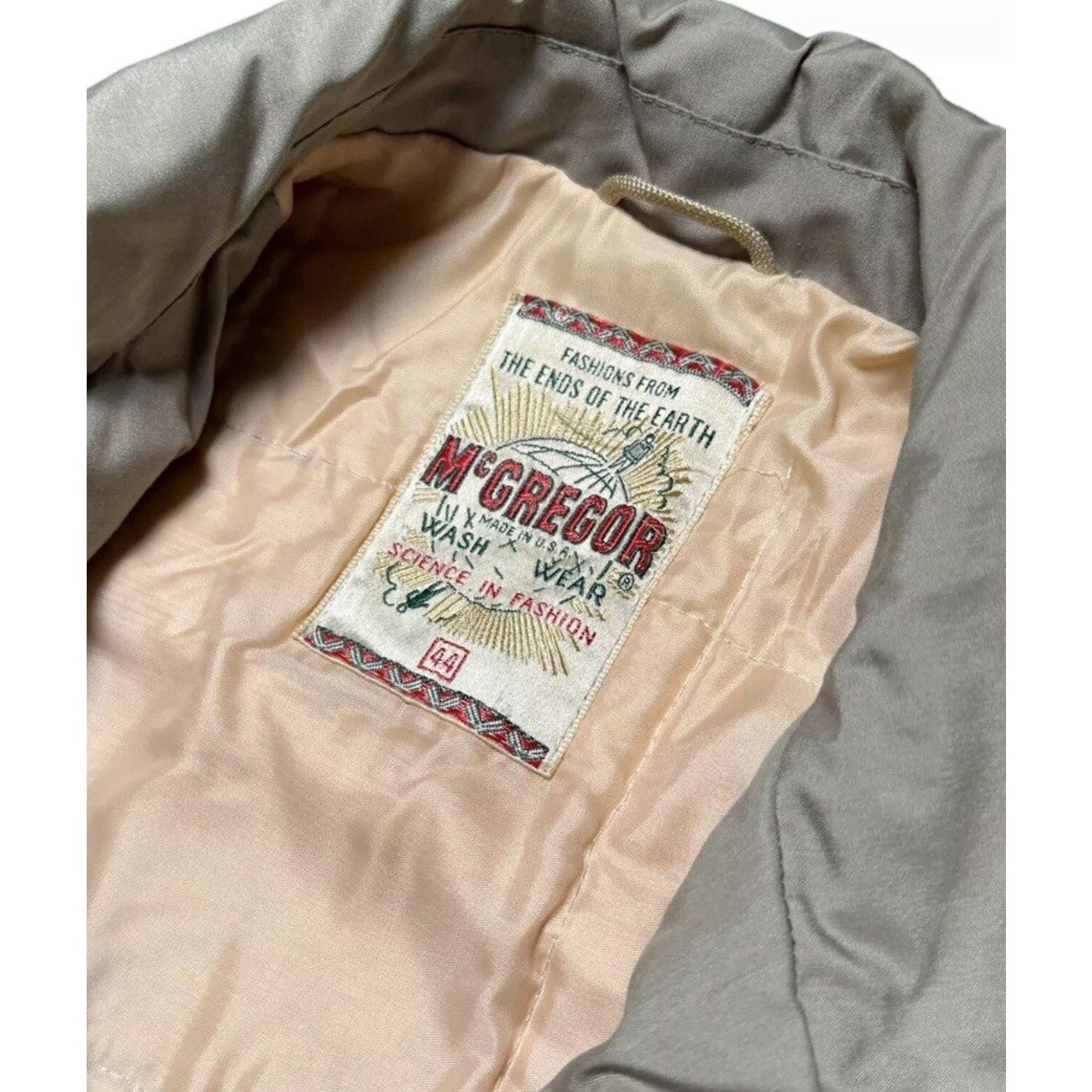 McGregor Vintage Mcgregor Beige Trench Coat Quilt Lined Talon 44 USA Size US L / EU 52-54 / 3 - 3 Thumbnail