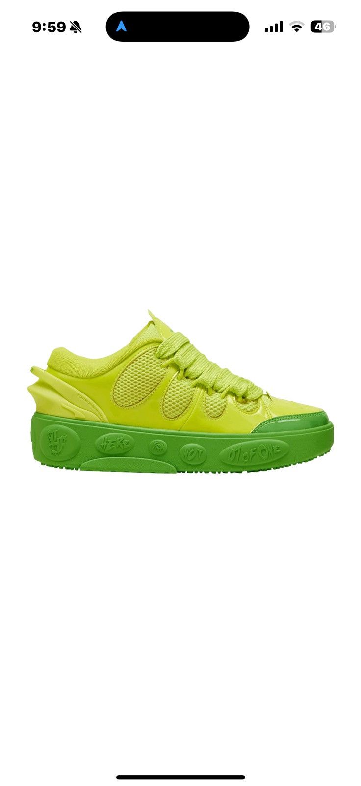 Puma PUMA Lamelo Ball LaFrance Assist Mens 9Green Lime Smash Size US 9 / EU 42 - 12 Thumbnail