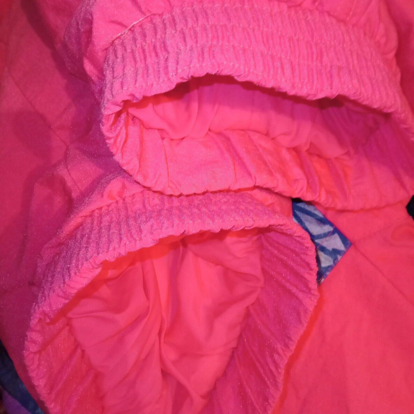 Other Vintage 80s Neon Pink One Piece Ski Suit Snowsuit Sz 36 Size XS / US 0-2 / IT 36-38 - 8 Thumbnail