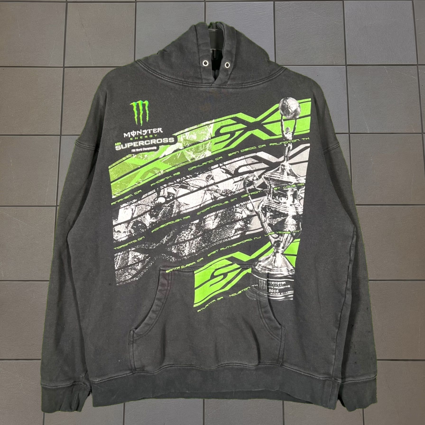 Vintage × Yamaha Vintage Monster Energy Yamaha Tech3 Racing Fleece