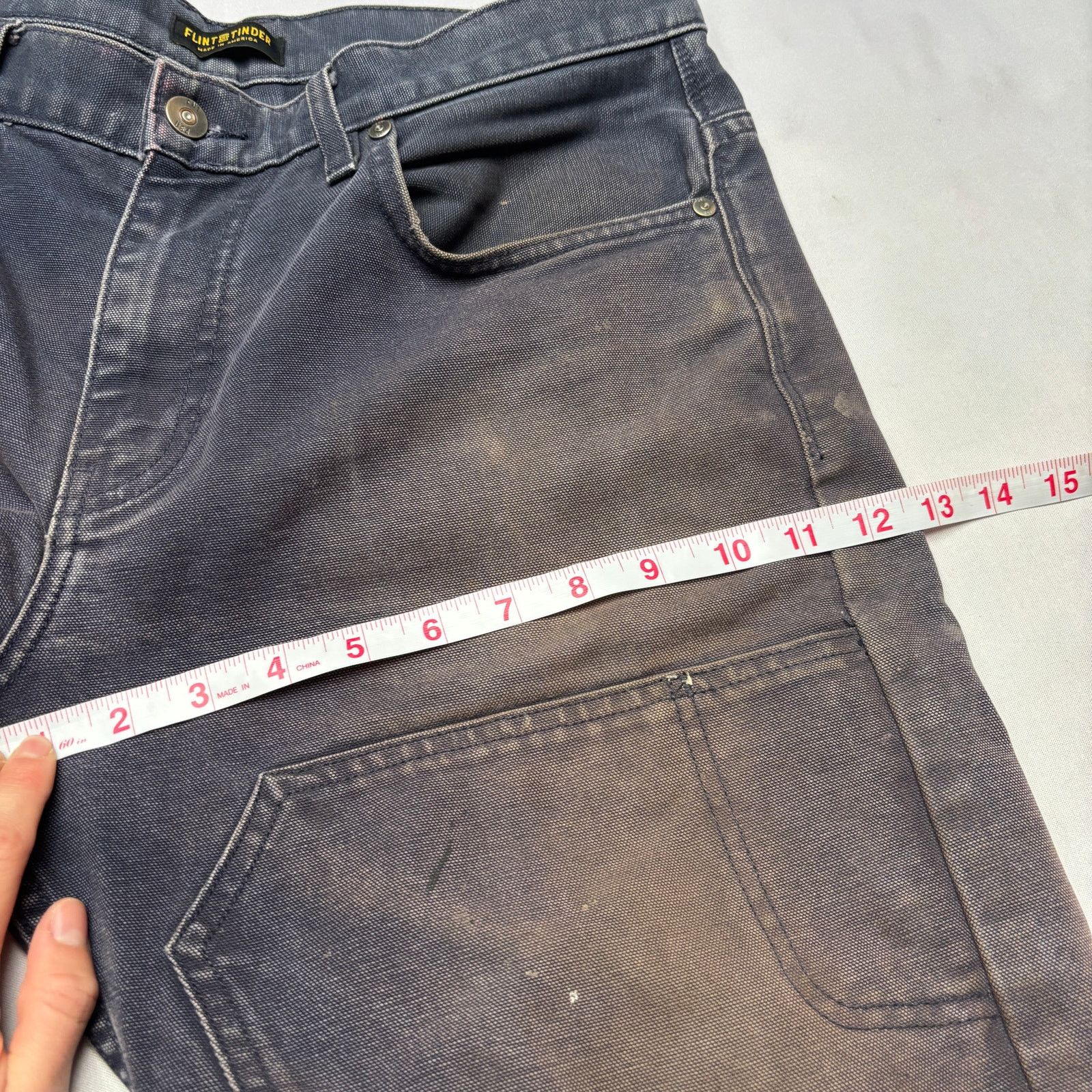 Flint And Tinder Flint and Tinder Double Knee Faded Canvas Pants Men's 33x31 Size US 33 - 6 Thumbnail