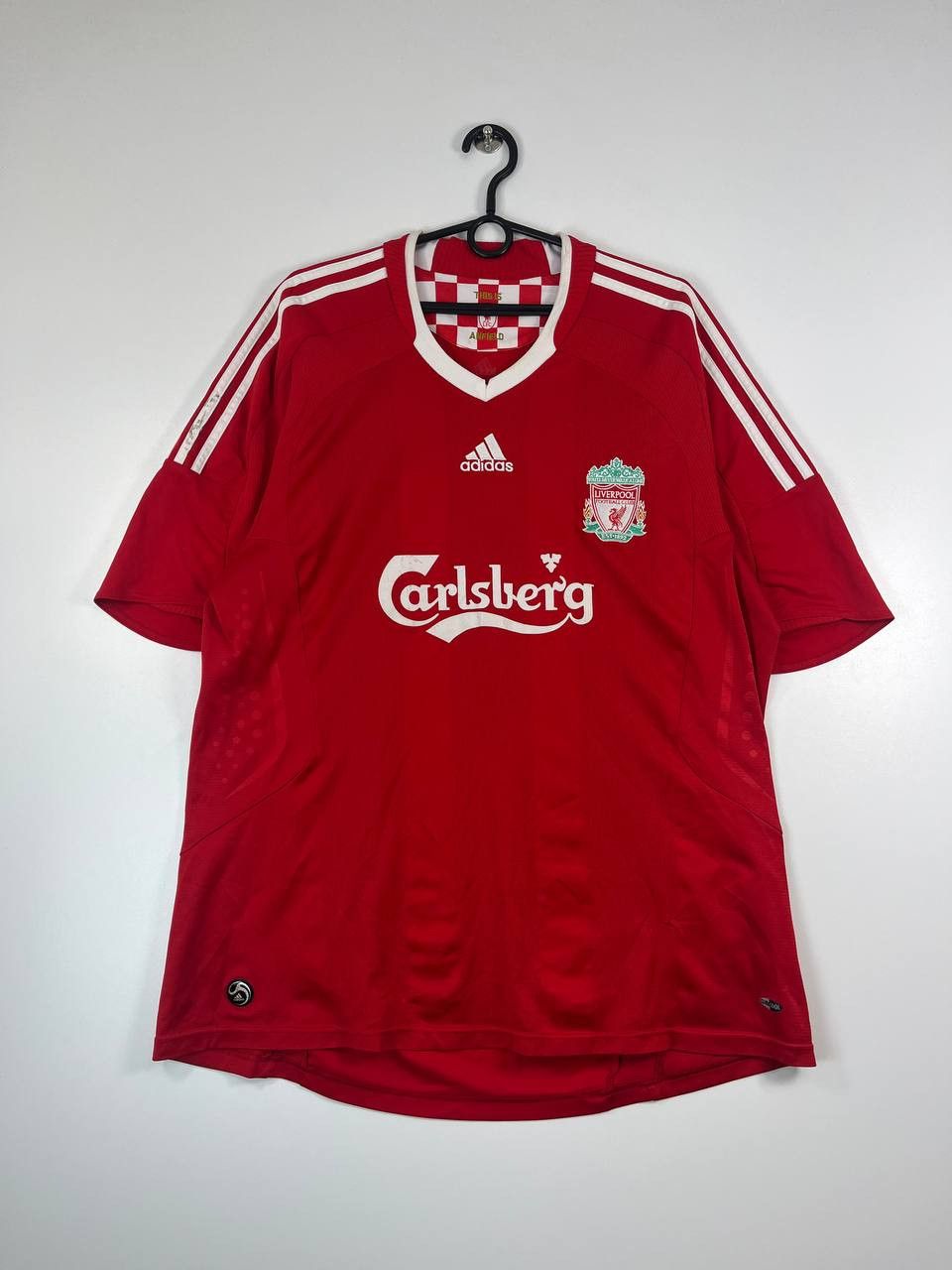 Adidas Liverpool 2007-2008 Home Shirt Adidas Carlsberg Red Size XL Size US XL / EU 56 / 4 - 1 Thumbnail