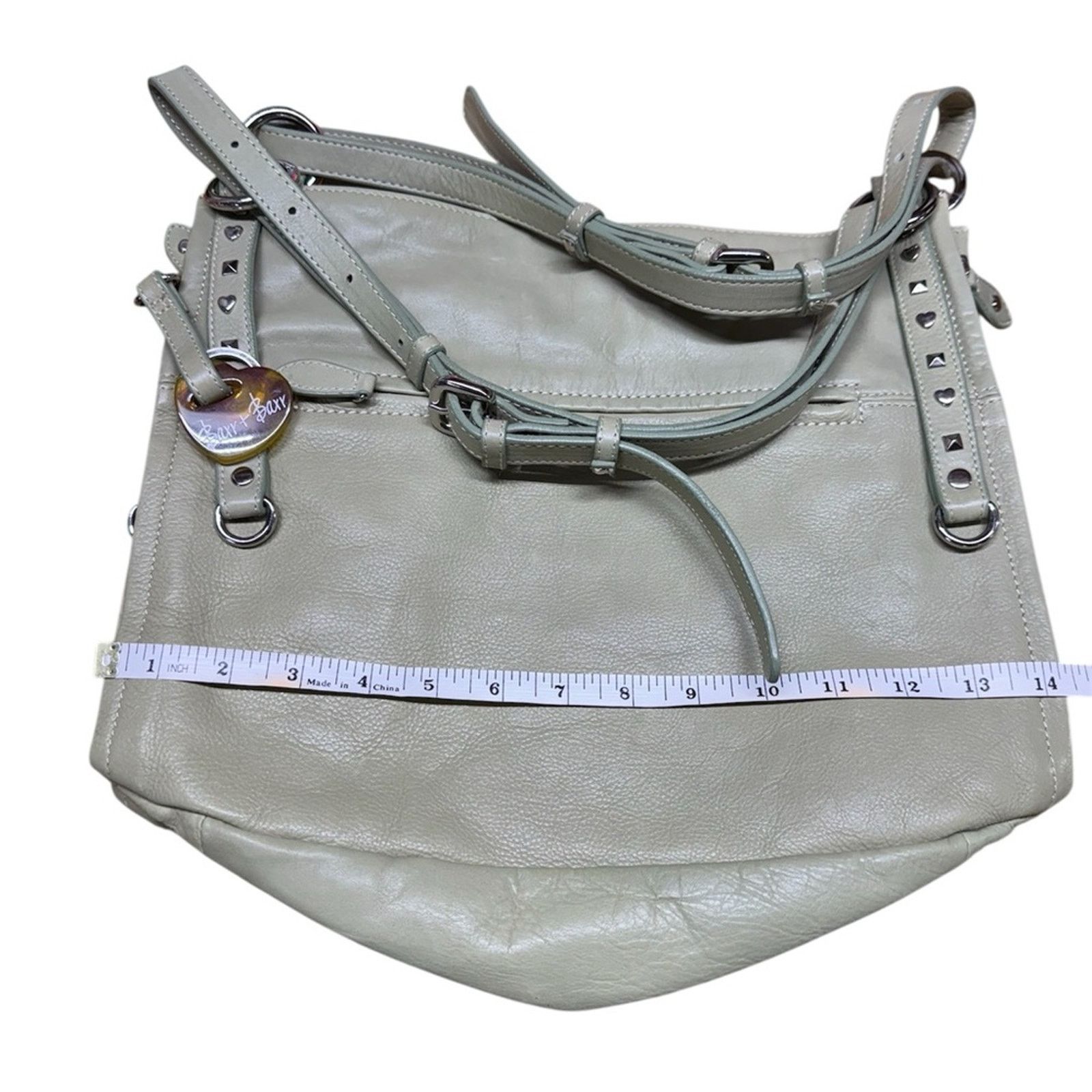 NBDN Nobrandedon Gorgeous Barr + Barr leather sage handbag Size ONE SIZE - 3 Thumbnail