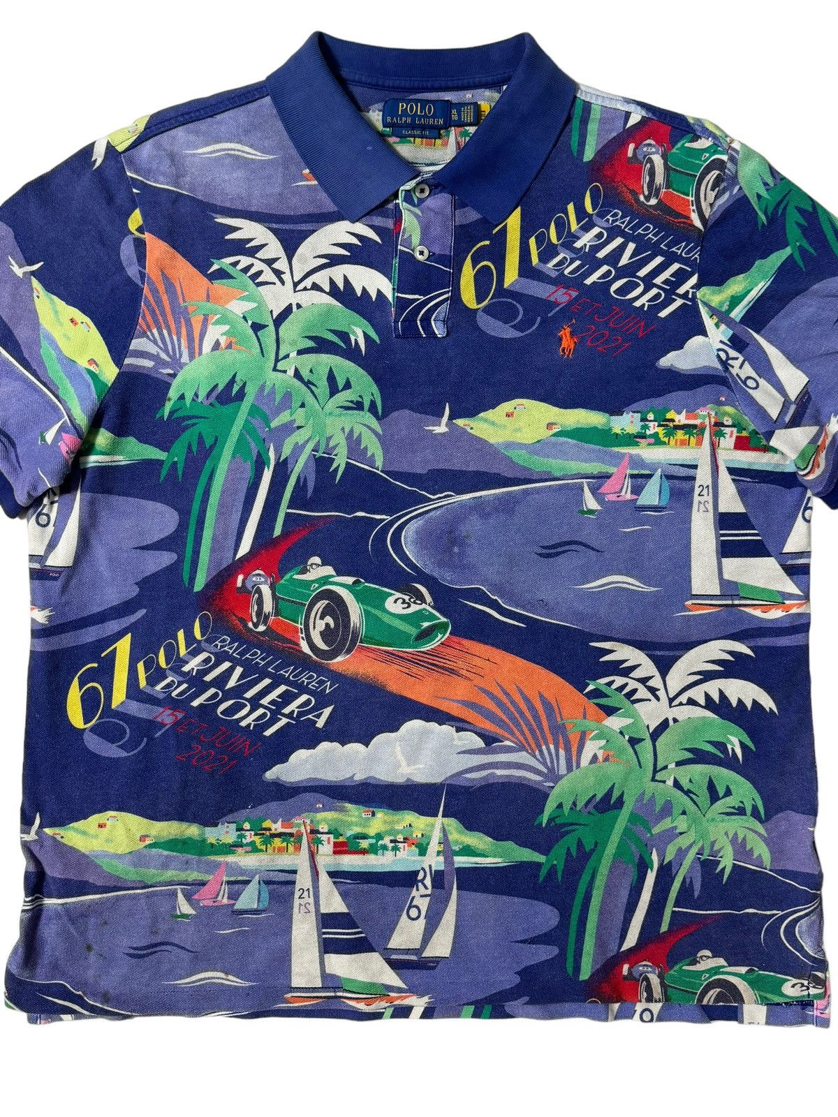 Polo Ralph Lauren Polo Ralph Lauren Classic Riviera duPort Graphic Size US XL / EU 56 / 4 - 2 Thumbnail