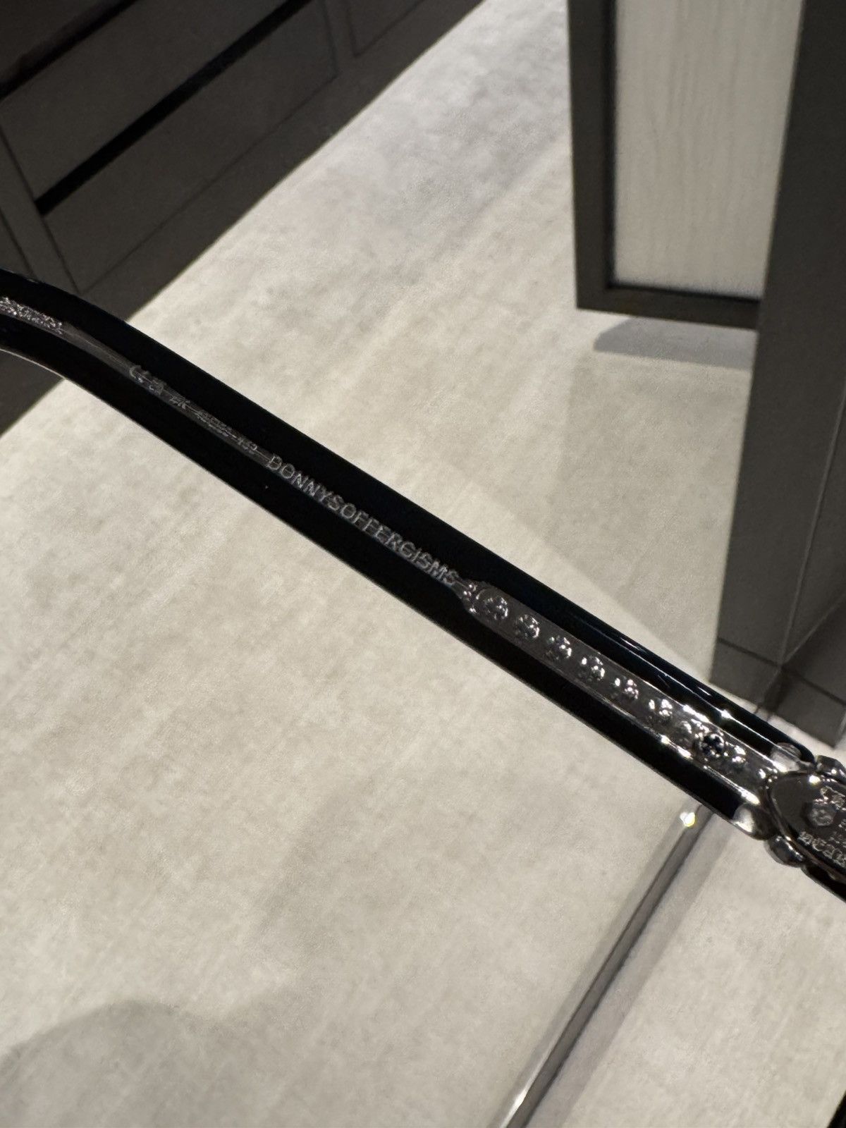 Chrome Hearts CH Donnysoffergism Sunglasses (Black/Aquamarine) Size ONE SIZE - 16 Thumbnail