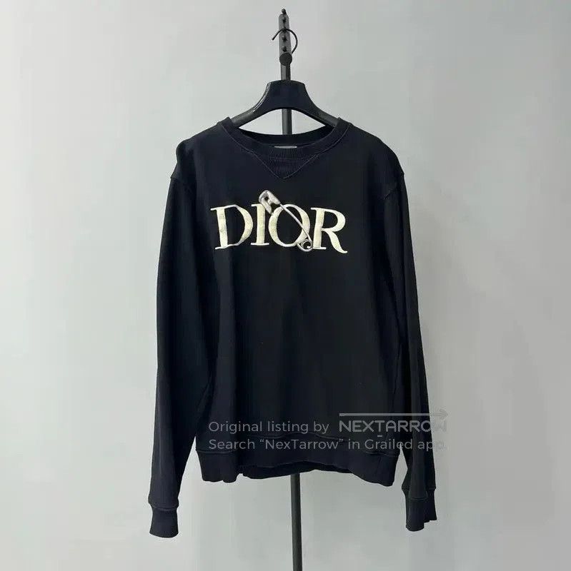 Dior Dior Black Cotton Women's Sweatshirt . Size L / US 10 / IT 46 - 1 Thumbnail