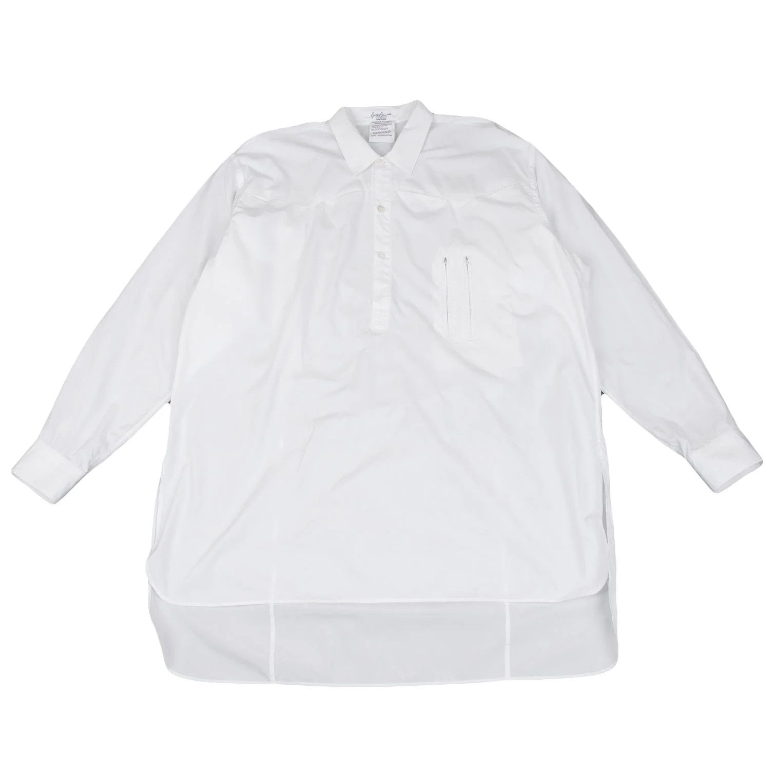 Yohji Yamamoto Yohji Yamamoto Western Yoke Zip Pocket Shirt Size US M / EU 48-50 / 2 - 1 Thumbnail