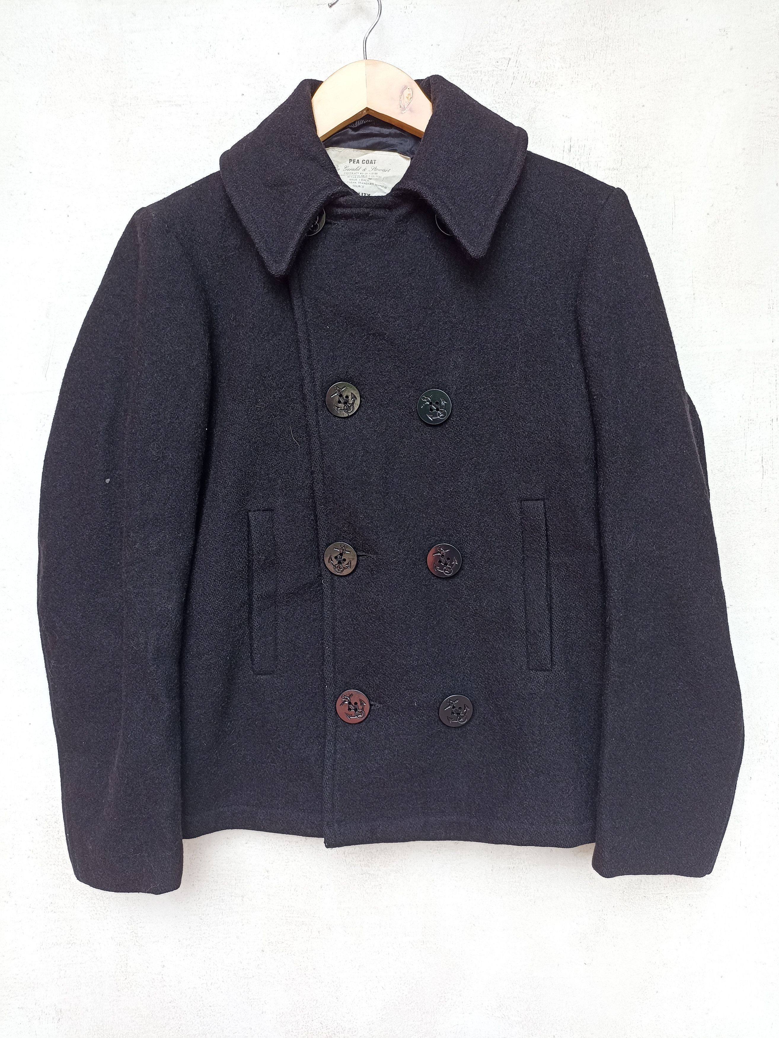 Fidelity Vintage Fidelity pea coat by Gerald & Steward wool coat Size US S / EU 44-46 / 1 - 2 Thumbnail