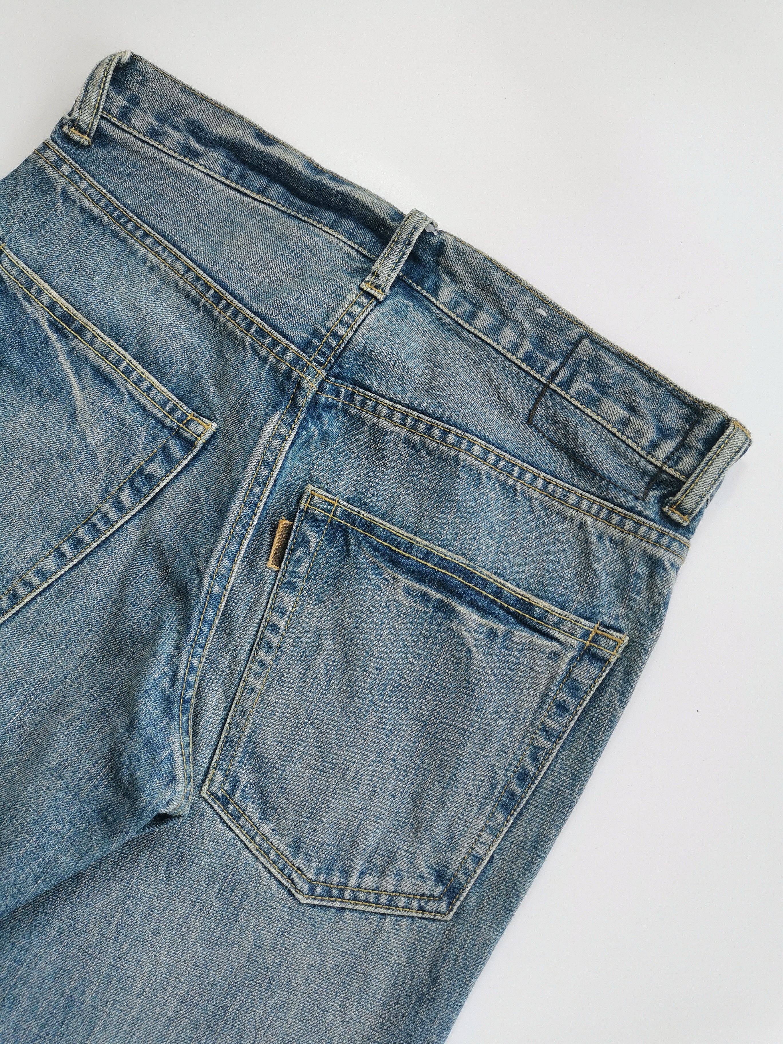 If Six Was Nine Driza Bone Flare Bootcuts Distress Denim Jeans Size 29x35 Size US 29 - 12 Thumbnail