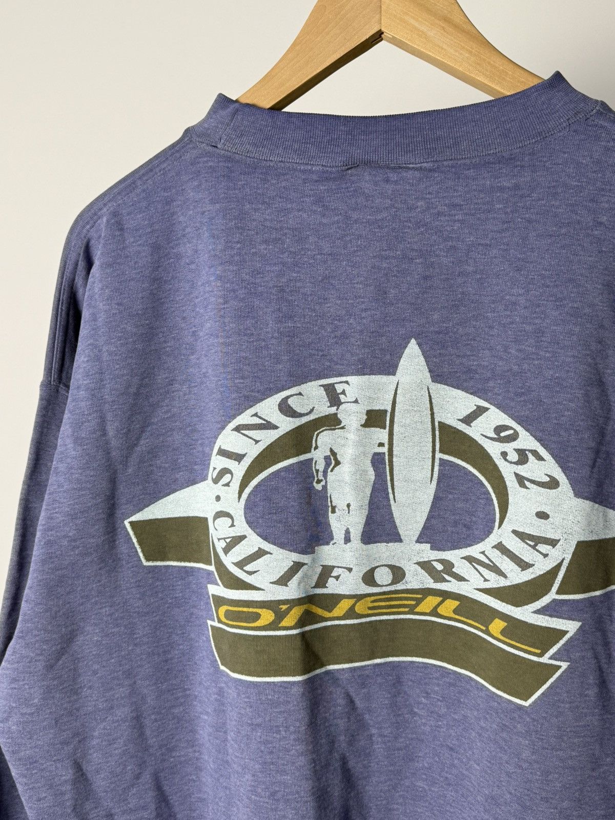 O'Neill Vintage 90s O’Neill Faded Distressed Sweatshirt Y2K Size US M / EU 48-50 / 2 - 3 Thumbnail