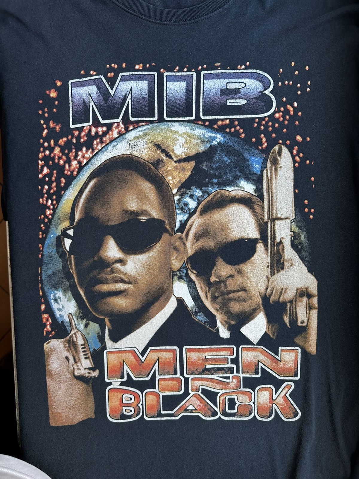 Rap Tees × Vintage Vintage MEN IN BLACK rap tee Size US XL / EU 56 / 4 - 6 Thumbnail