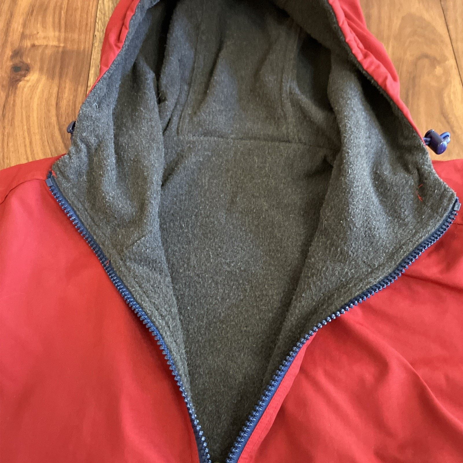 Structure Vintage Structure Sport Parka Jacket Men M Red Hood Pullover Size US M / EU 48-50 / 2 - 6 Thumbnail
