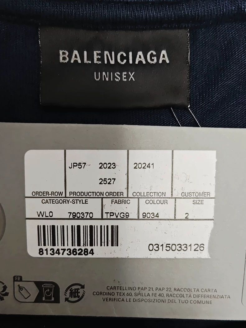 Balenciaga Balenciaga Unity Short Sleeve and Long Sleeve Shirt Size US M / EU 48-50 / 2 - 5 Thumbnail