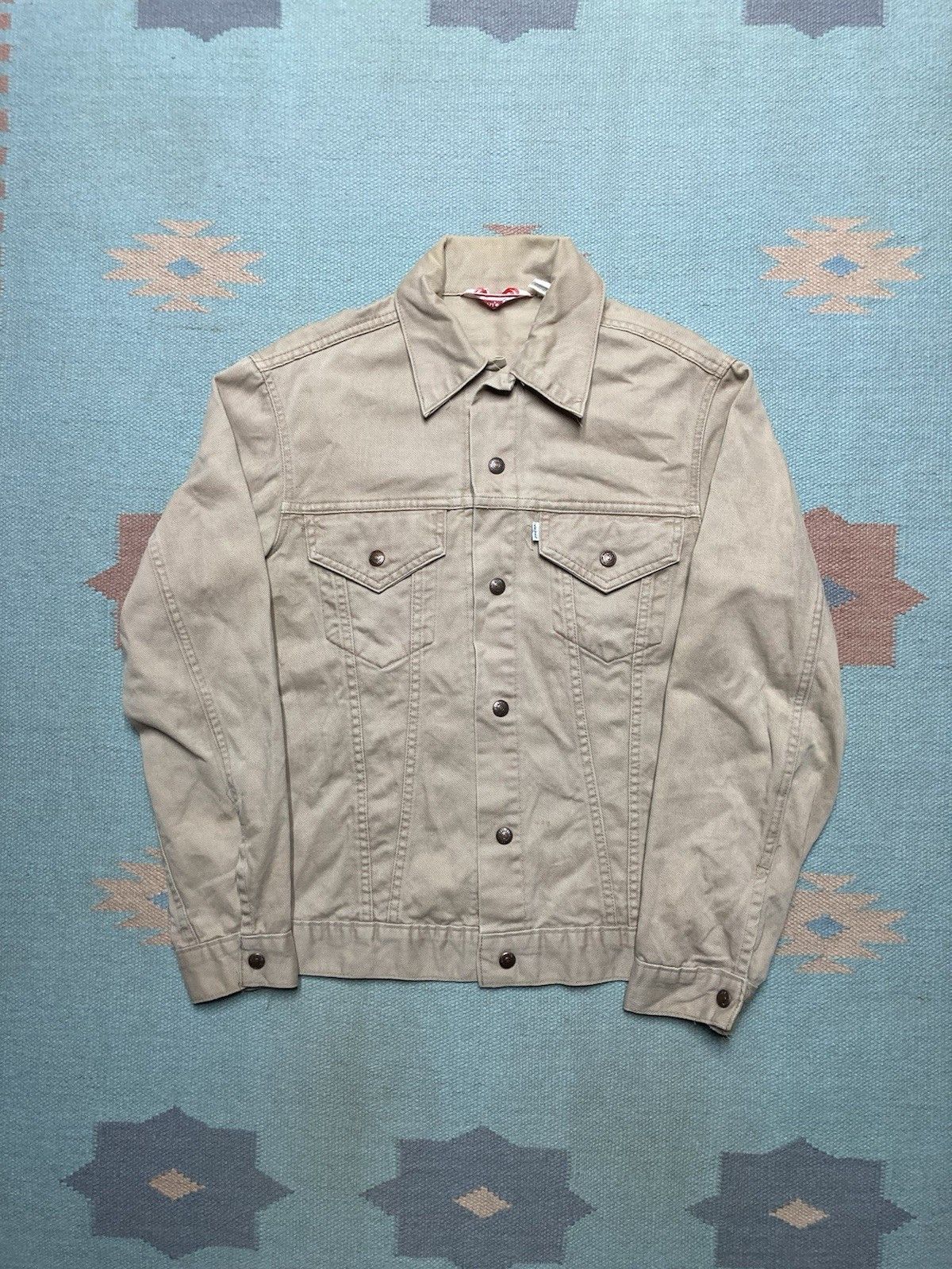 Vintage 1970s Levi’s trucker jacket Big E snap men’s size 38 medium Size US M / EU 48-50 / 2 - 1 Thumbnail