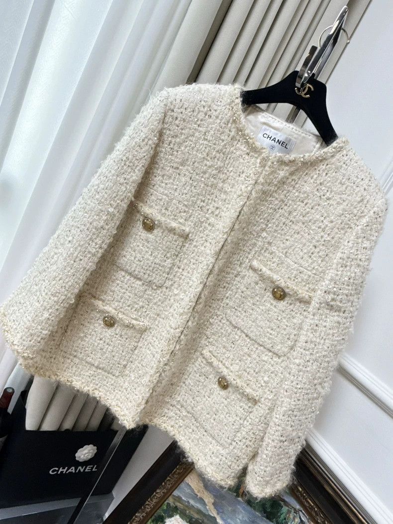Chanel Chanel 19A Egypt Series Platinum Four-Pocket Jacket Size L / US 10 / IT 46 - 9 Thumbnail