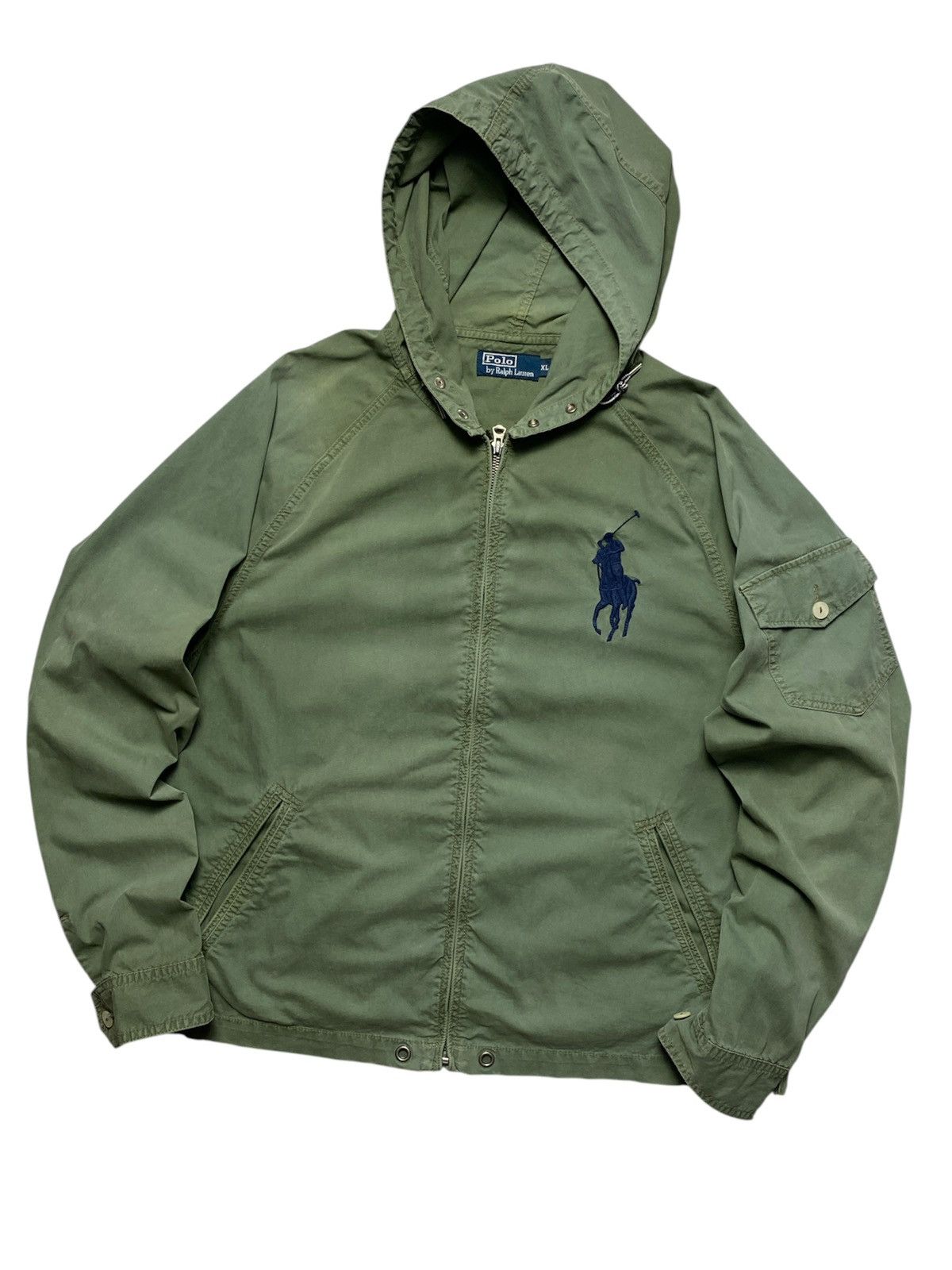 Polo Ralph Lauren Vintage Polo Ralph Lauren Green Cotton jacket denim Size US XL / EU 56 / 4 - 1 Thumbnail