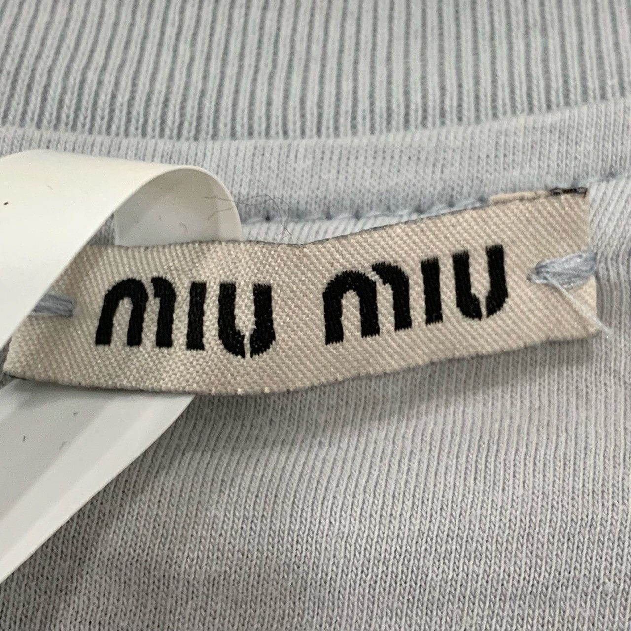 Miu Miu Miu Miu Ruffled Cut-Out Pattern Short-Sleeve T-Shirt Size S / US 4 / IT 40 - 5 Thumbnail