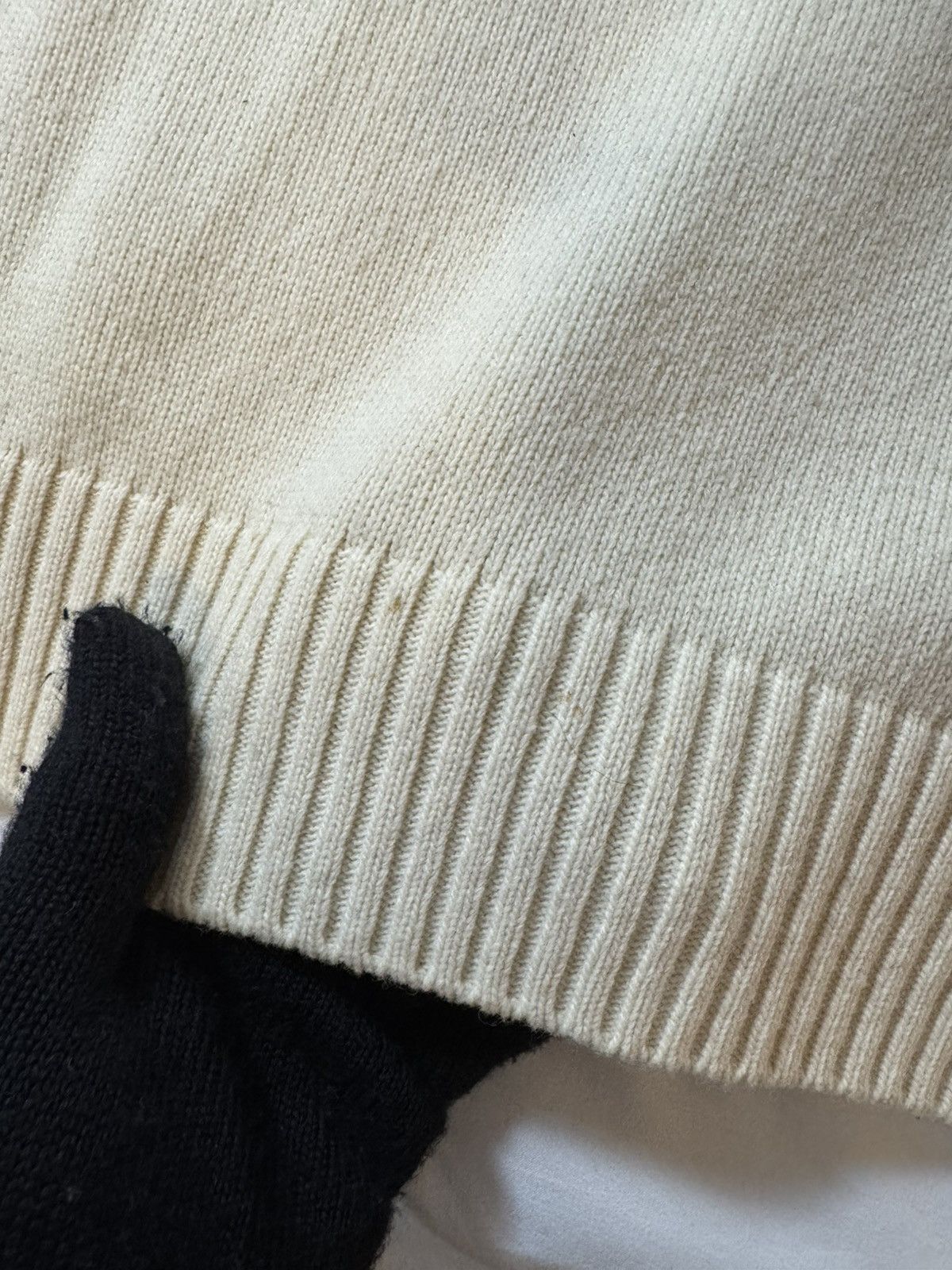 Stone Island Cream / Off-White Knit Sweater Size US M / EU 48-50 / 2 - 8 Thumbnail