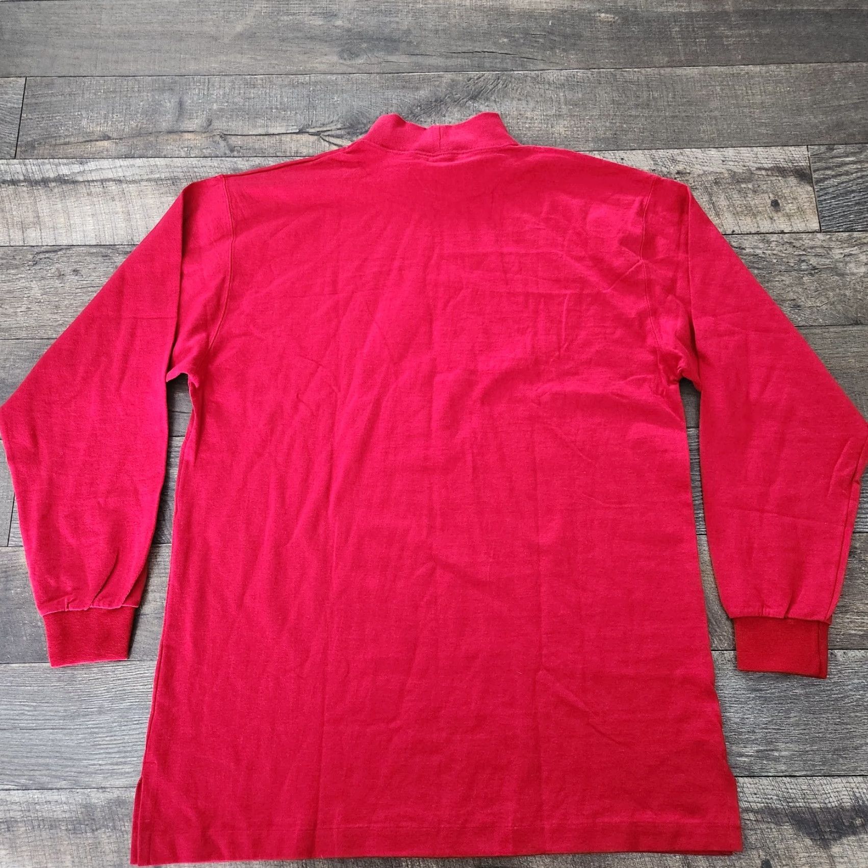 Vintage Woolrich Mock Neck Long Sleeve Shirt Mens L Red Pullover Baselayer New Size US L / EU 52-54 / 3 - 5 Thumbnail