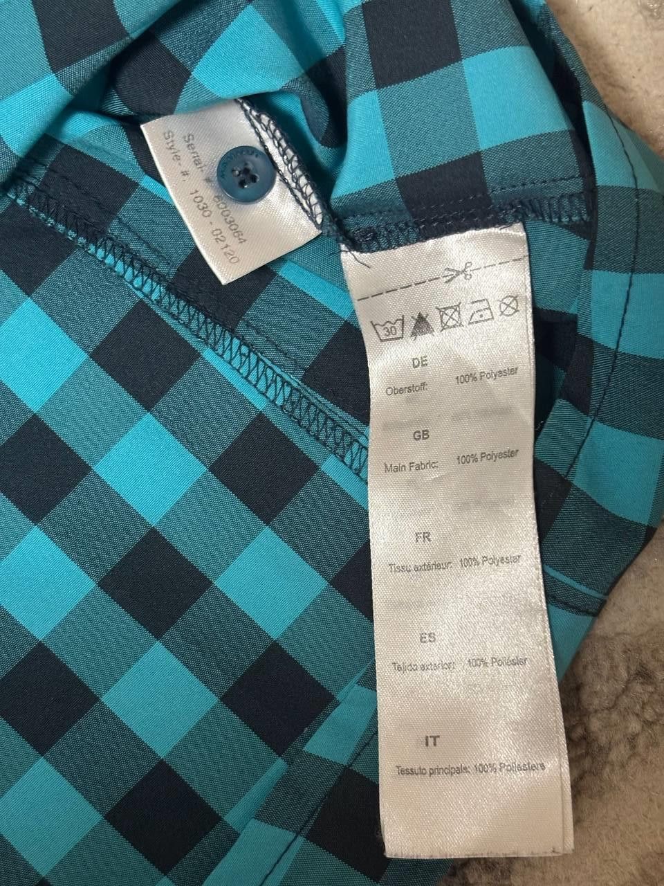 Mammut Mammut Women’s Short Sleeve Check Shirt – Blue/Black – S Size S / US 4 / IT 40 - 7 Thumbnail