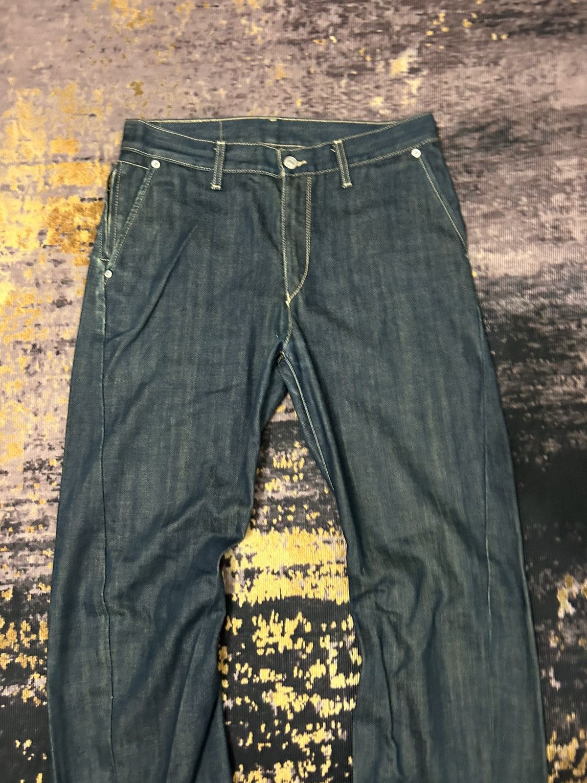 Engineered Garments × Levi's Levis Engineered Distressed Jeans Size US 31 - 4 Thumbnail