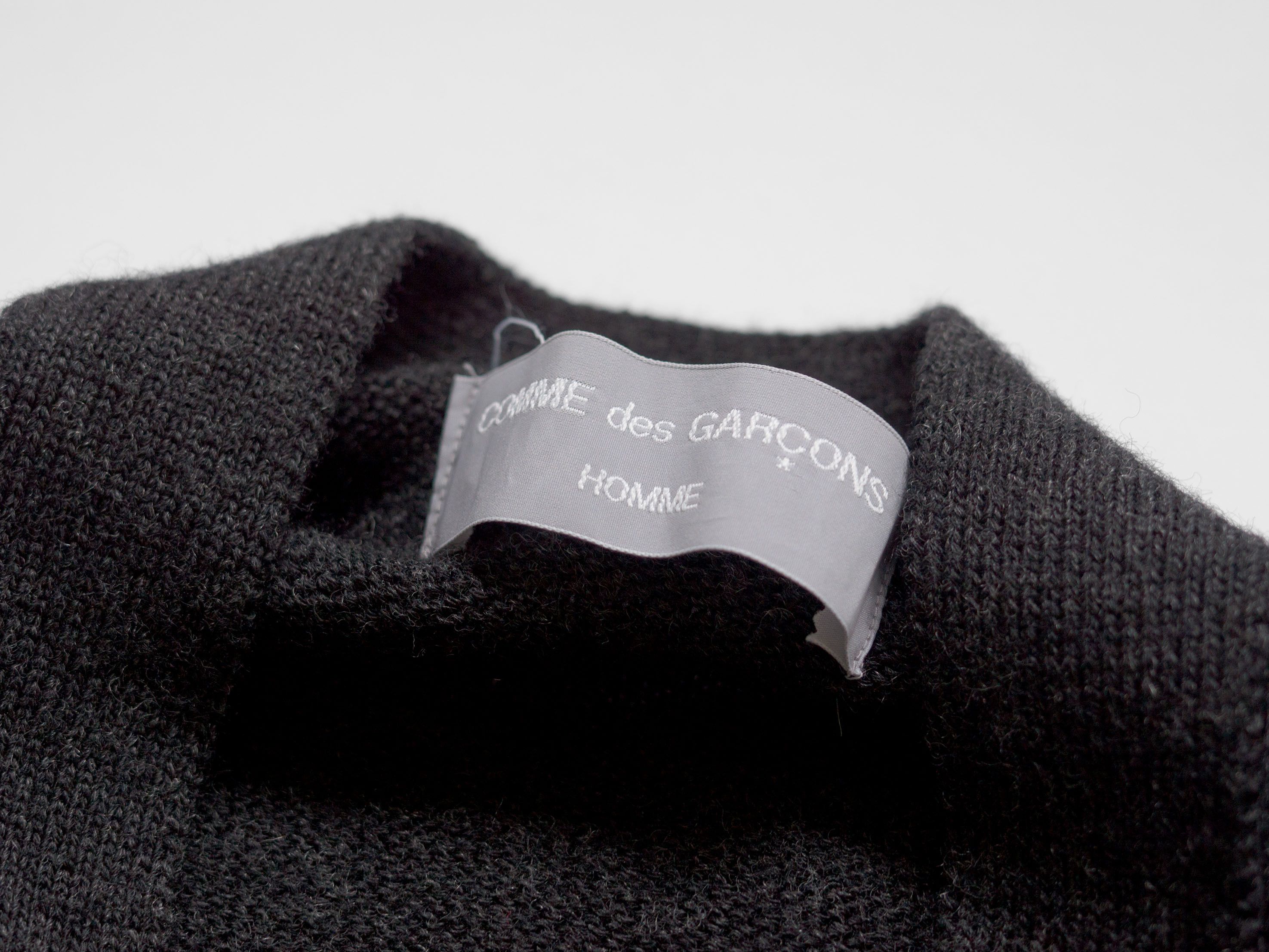 Comme des Garcons Homme AD1998 COMME des GARCONS HOMME KNITTED WOOL VEST Size US M / EU 48-50 / 2 - 8 Thumbnail