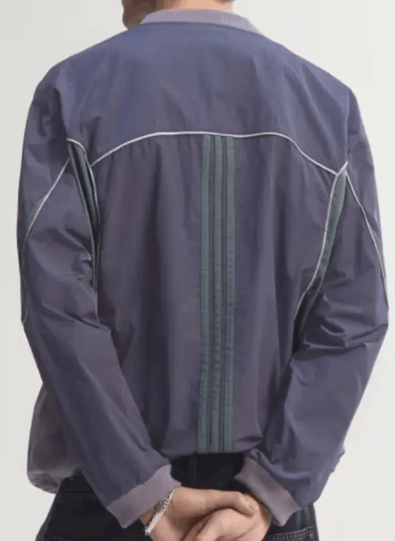 Adidas × Metalwood Studio Sz S Metalwood Adidas Crewneck Sweatshirt Purple Windbreaker Size US S / EU 44-46 / 1 - 3 Thumbnail