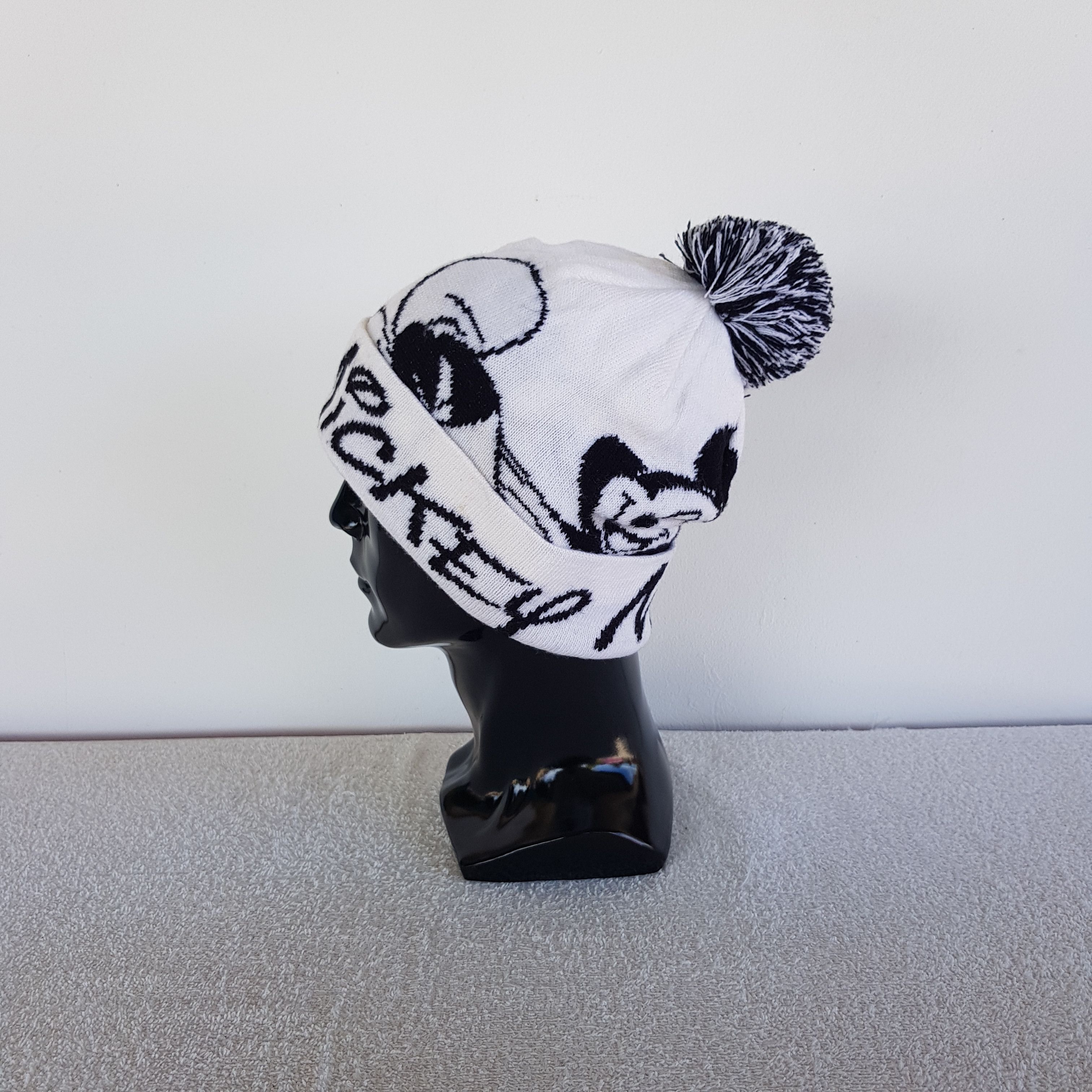 Disney Vintage Mickey Mouse Beanie Cartoon Disney Snow Caps Ski Hat Size ONE SIZE - 4 Thumbnail