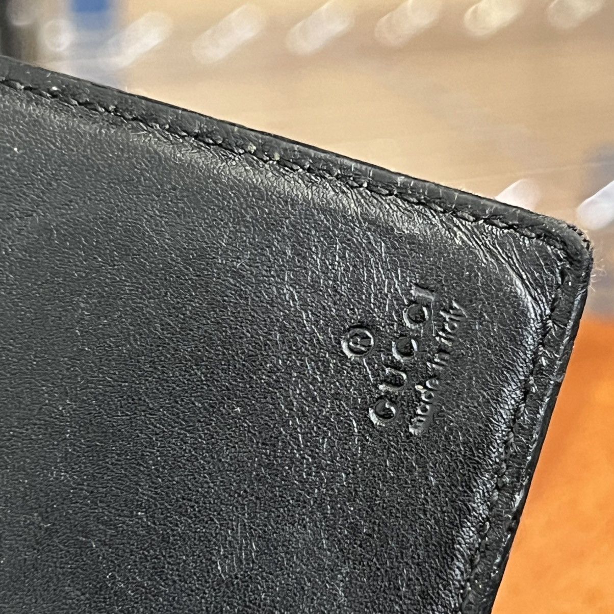 Gucci Gucci Guccissima Long Wallet Black Size ONE SIZE - 16 Thumbnail