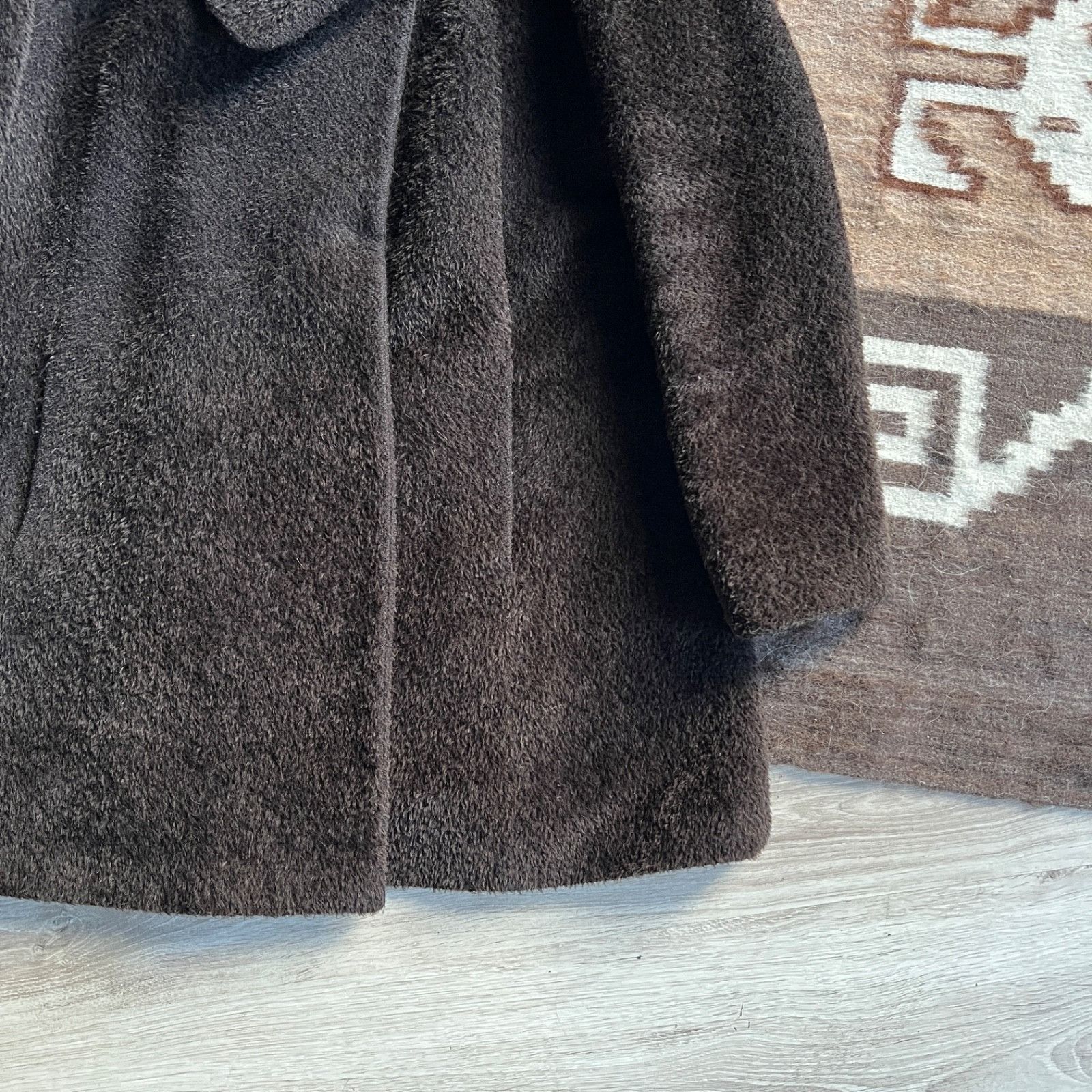 Cinzia Rocca Cinzia Rocca Alpaca Wool Italian Luxury Coat 9776AC Size L / US 10 / IT 46 - 8 Thumbnail