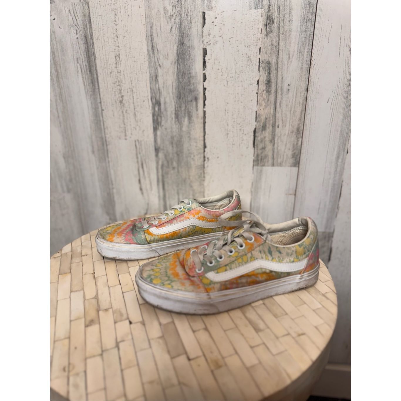 Vans Vans Old Skool Tie Dye Sneakers Women’s Size 7 Multicolor Lo Size US 7 / IT 37 - 4 Thumbnail